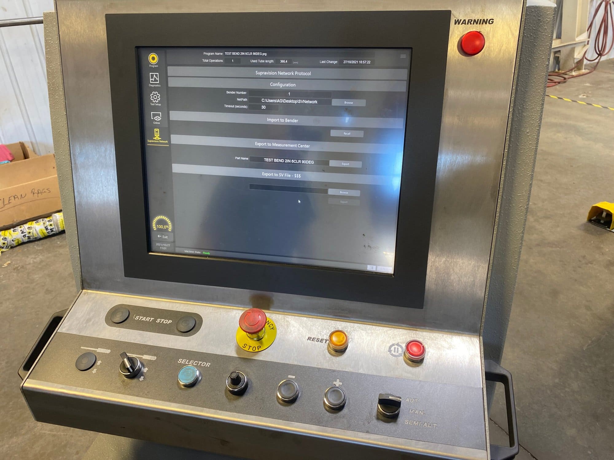 6" AMOB eMOB150 Full Electric CNC Multistack Tube Bending Machine, 2019 - Fully Equipped - Image 9