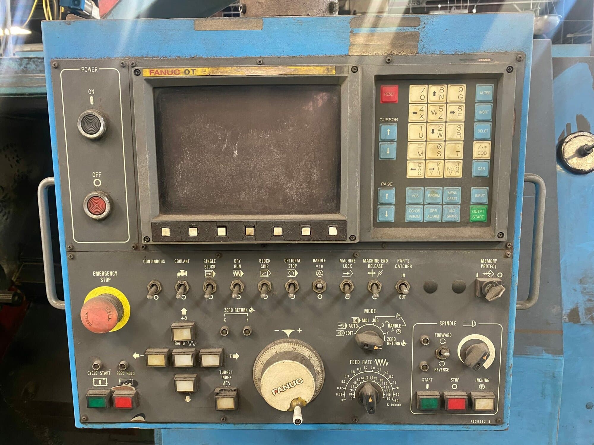 Miyano JNC-60 CNC Lathe, 1986 - Fanuc Control, Chip Conveyor - Image 2