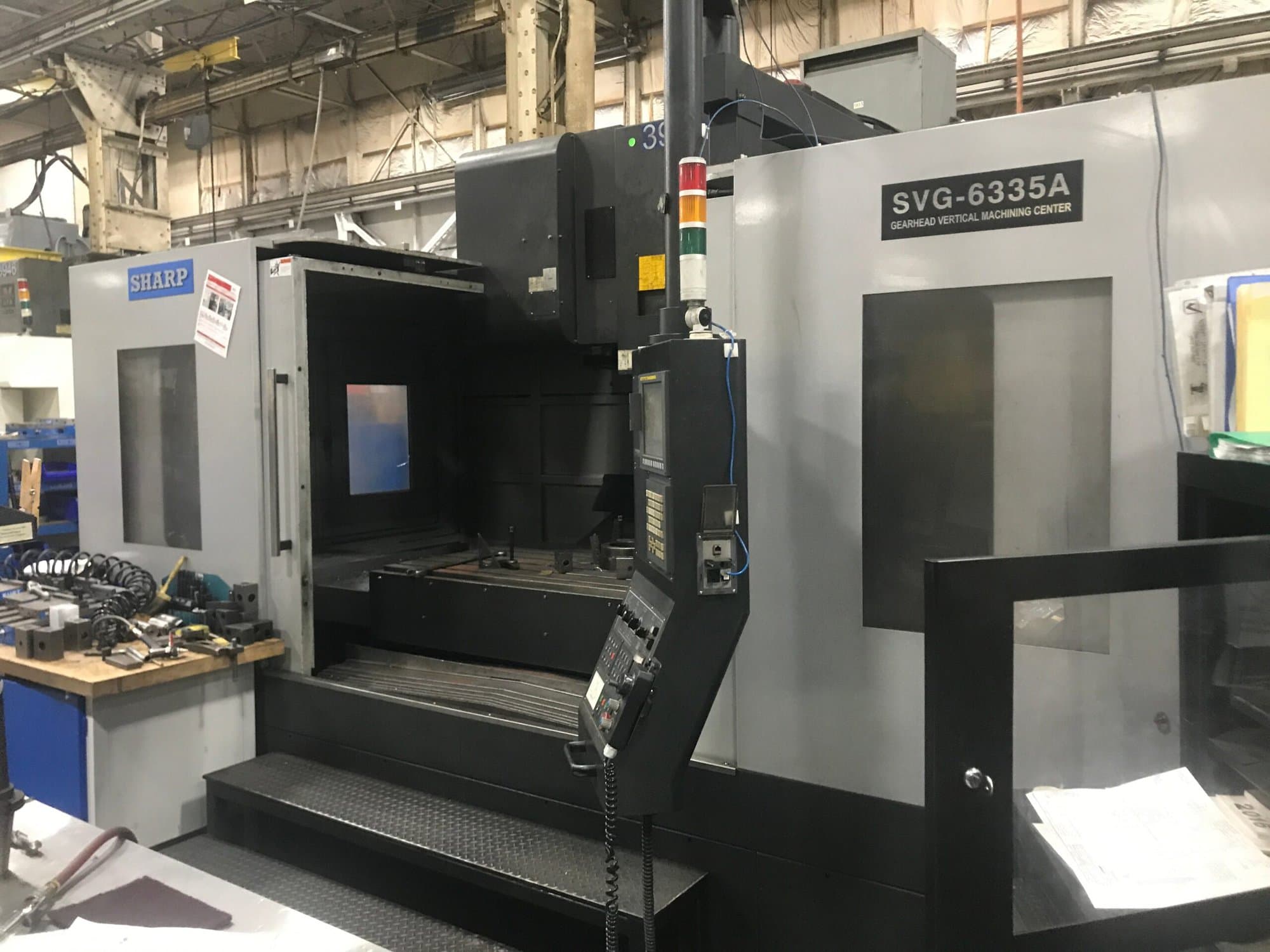 Sharp SVG-6335A VMC, 2012- 40 Station ATC, Fanuc Oi-MD - Image 2