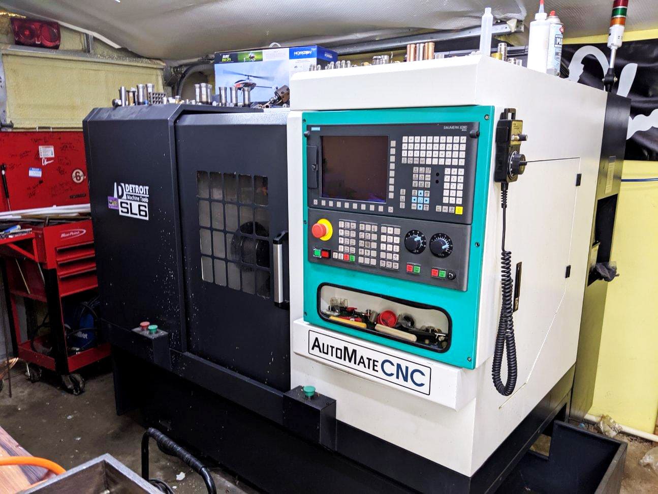 AutoMate SL 6 CNC Lathe, 2016 - Sub Spindle, Lots of Tooling