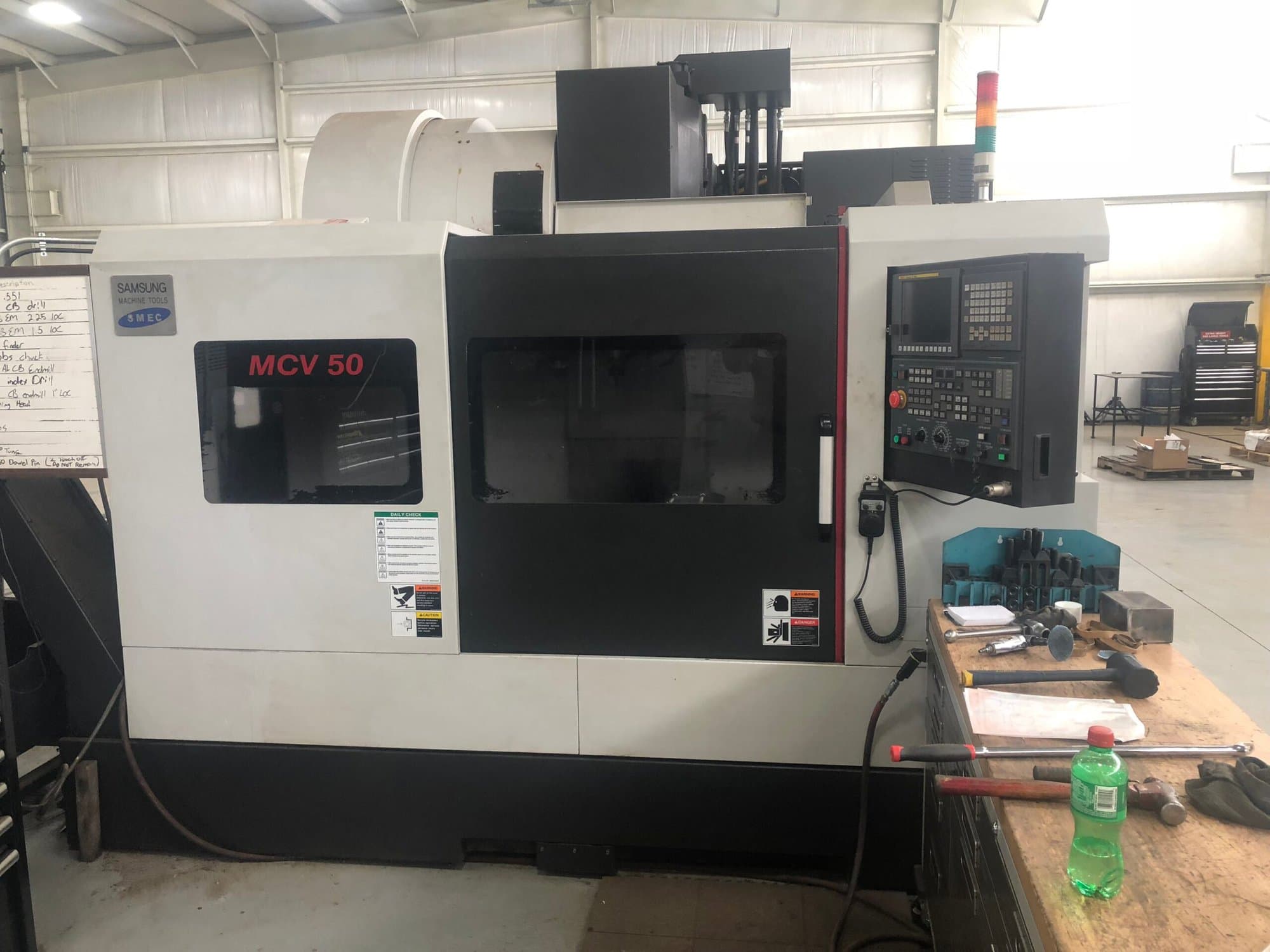 2016 Samsung MCV-50 Vertical Machining Center