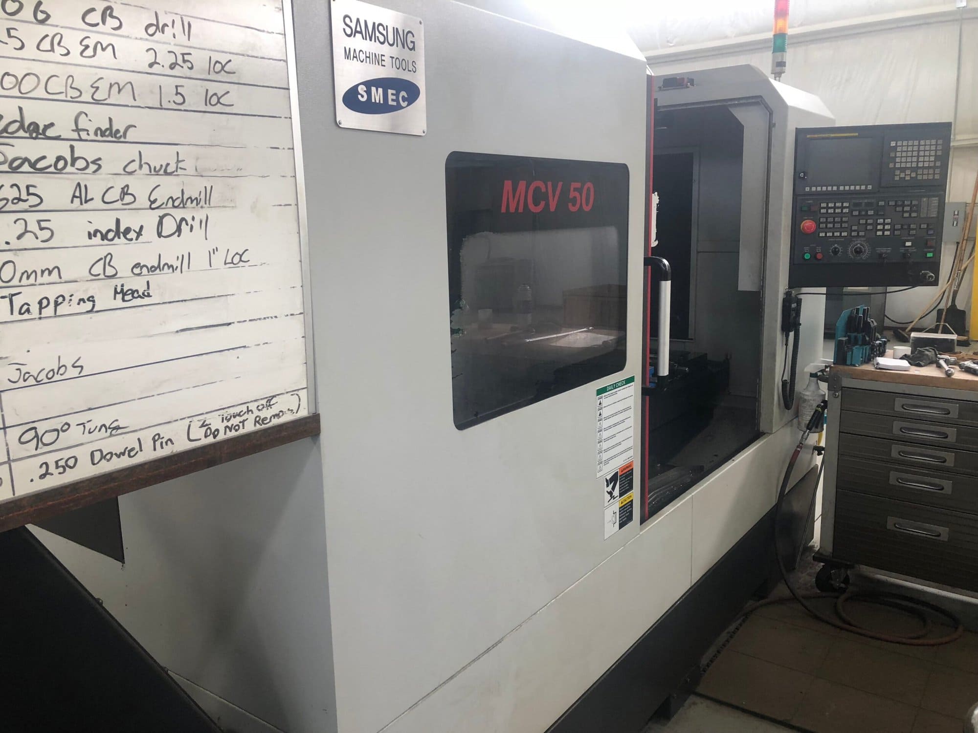 2016 Samsung MCV-50 Vertical Machining Center - Image 4
