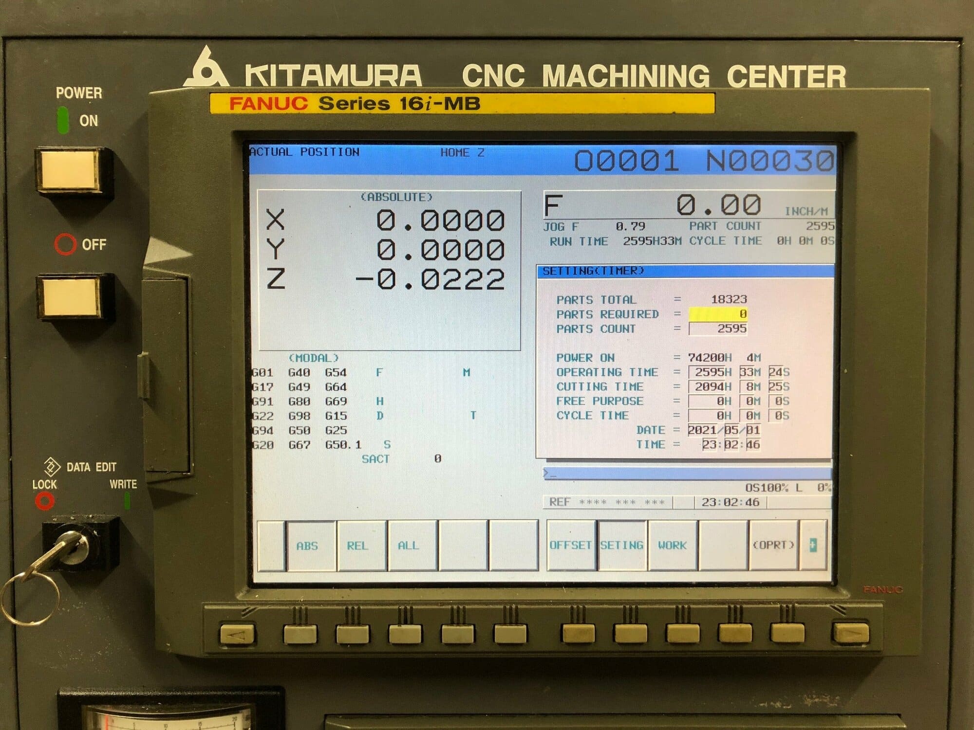 Kitamura Mycenter 2XIF VMC, 2006 - Through Spindle Coolant, Chip Conveyor, Rigid Tapping, Pallet Changer - Image 10