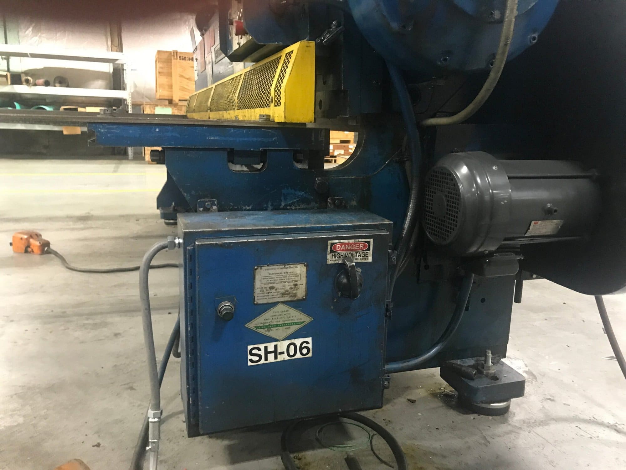 1/4" x 10' Cincinnati 2CC10 Shear - Backgauge, Squaring Arm - Image 7