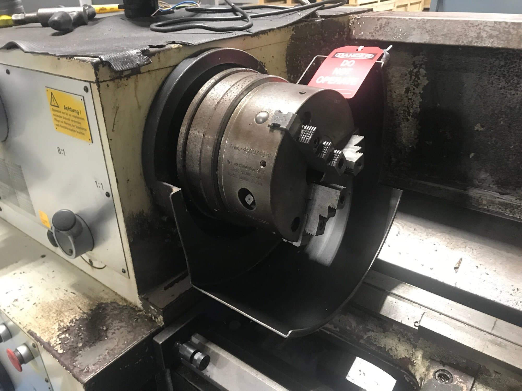 Trens SN 500S/1000 Engine Lathe, 1998 - Tailstock, DRO - Image 5