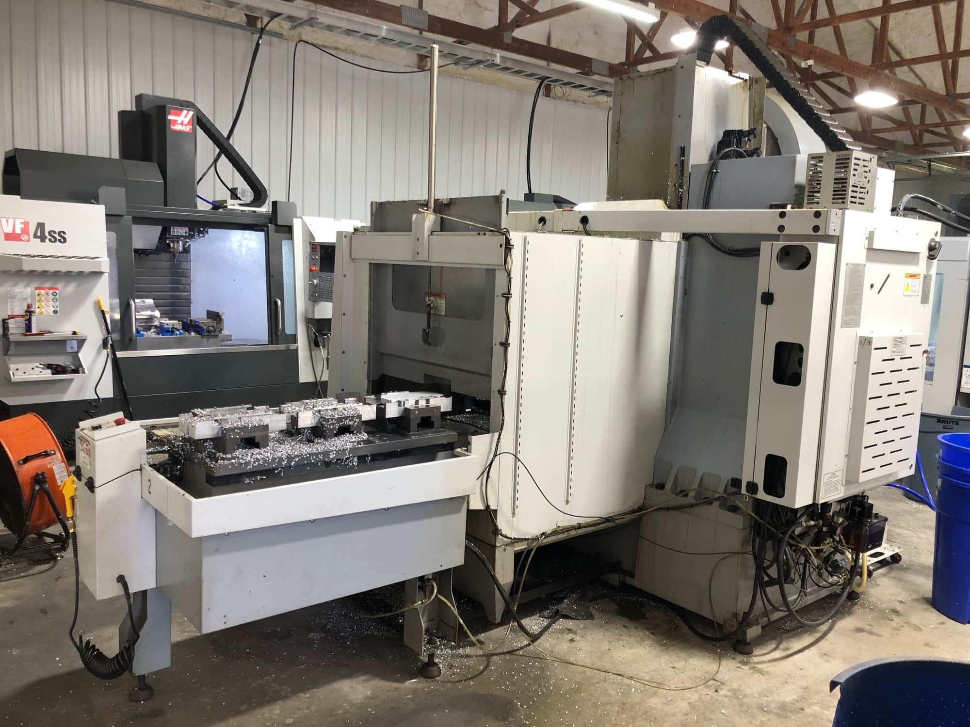 Haas VF-4D APC VMC, 2004 - 10K RPM, High Speed Machining, APC, 40 SMTC - Image 5