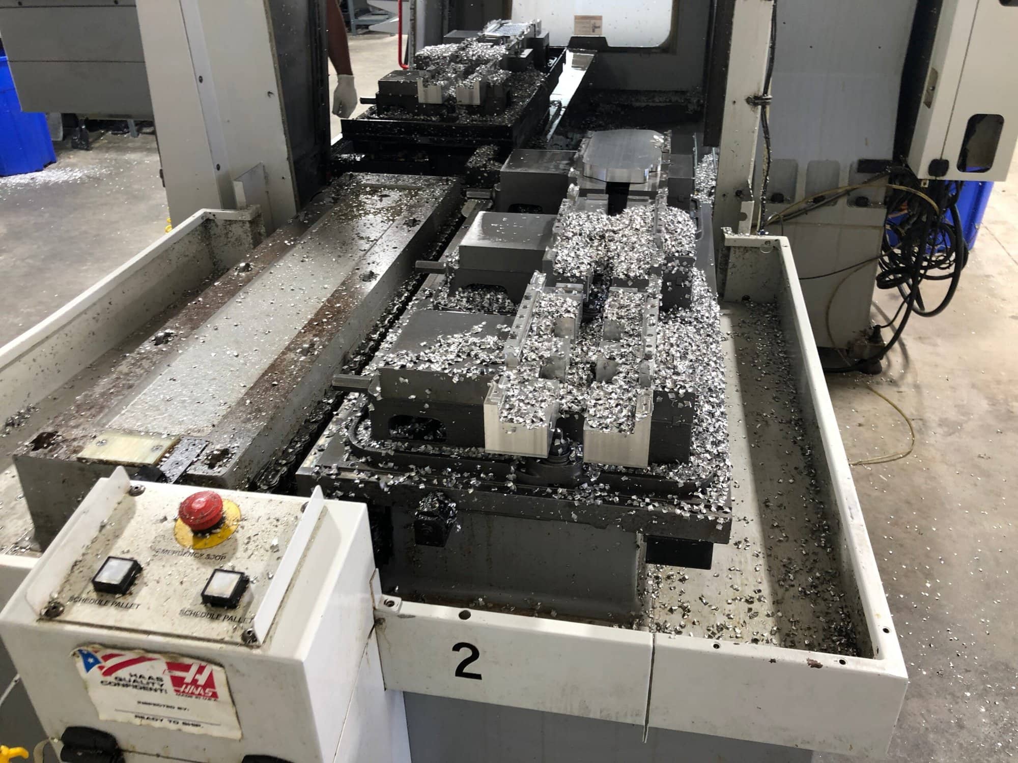 Haas VF-4D APC VMC, 2004 - 10K RPM, High Speed Machining, APC, 40 SMTC - Image 17