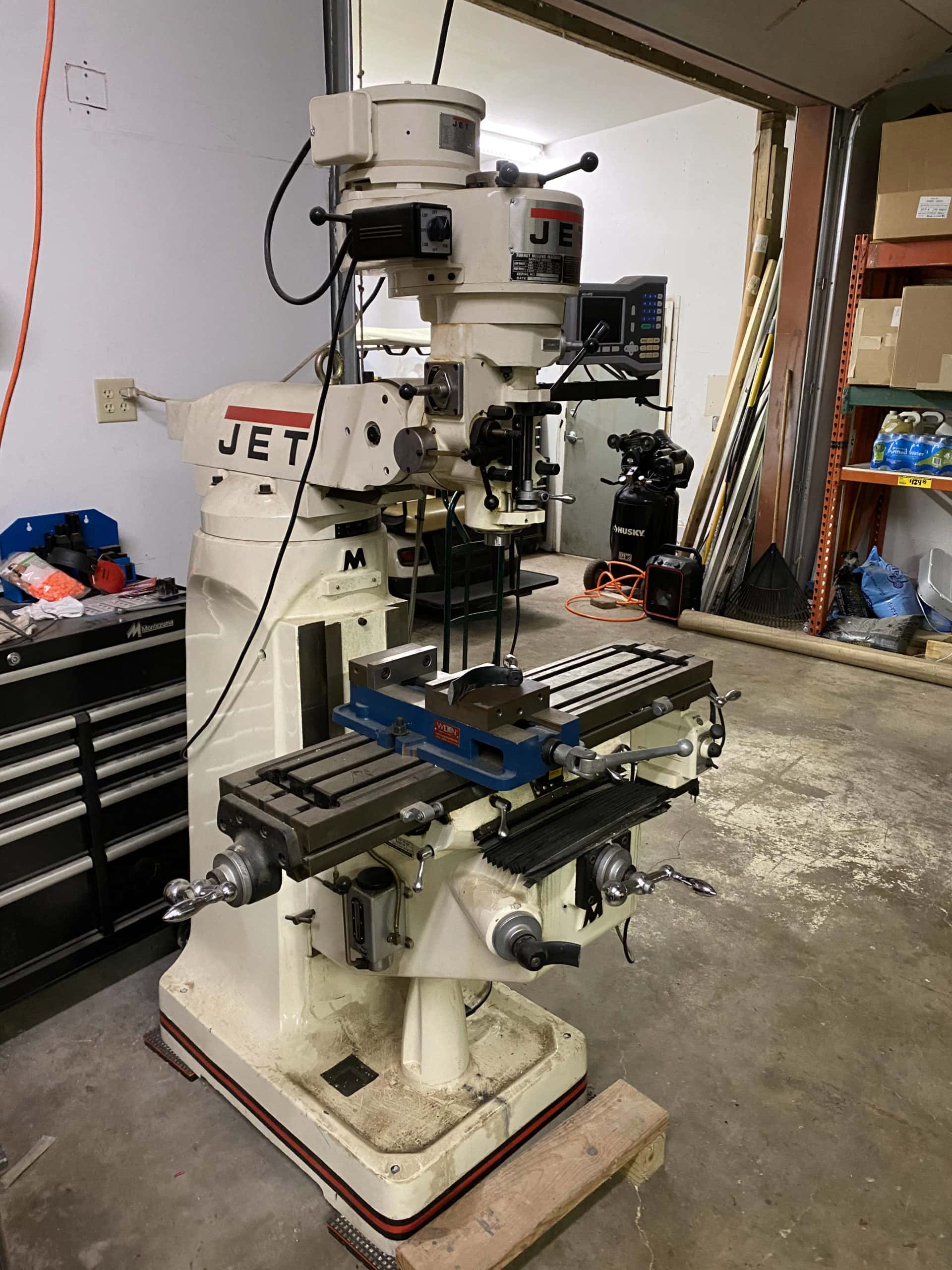 Jet JTM-1 Milling Machine, 2011 - Equipped with Acu-Rite DRO
