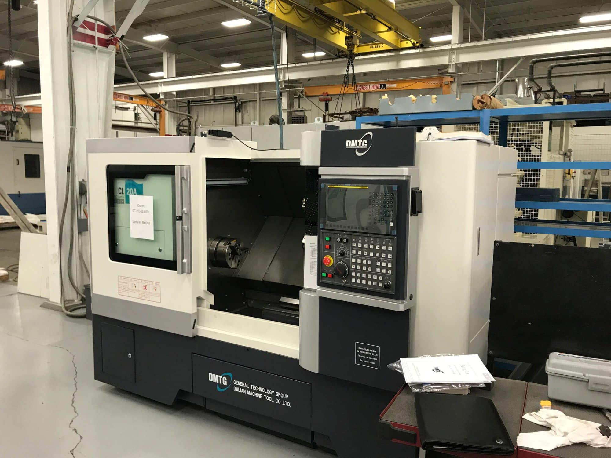 DMTG CL-20A Slant Bed CNC Lathe, 2020 - Fanuc Control, Tailstock - Image 2