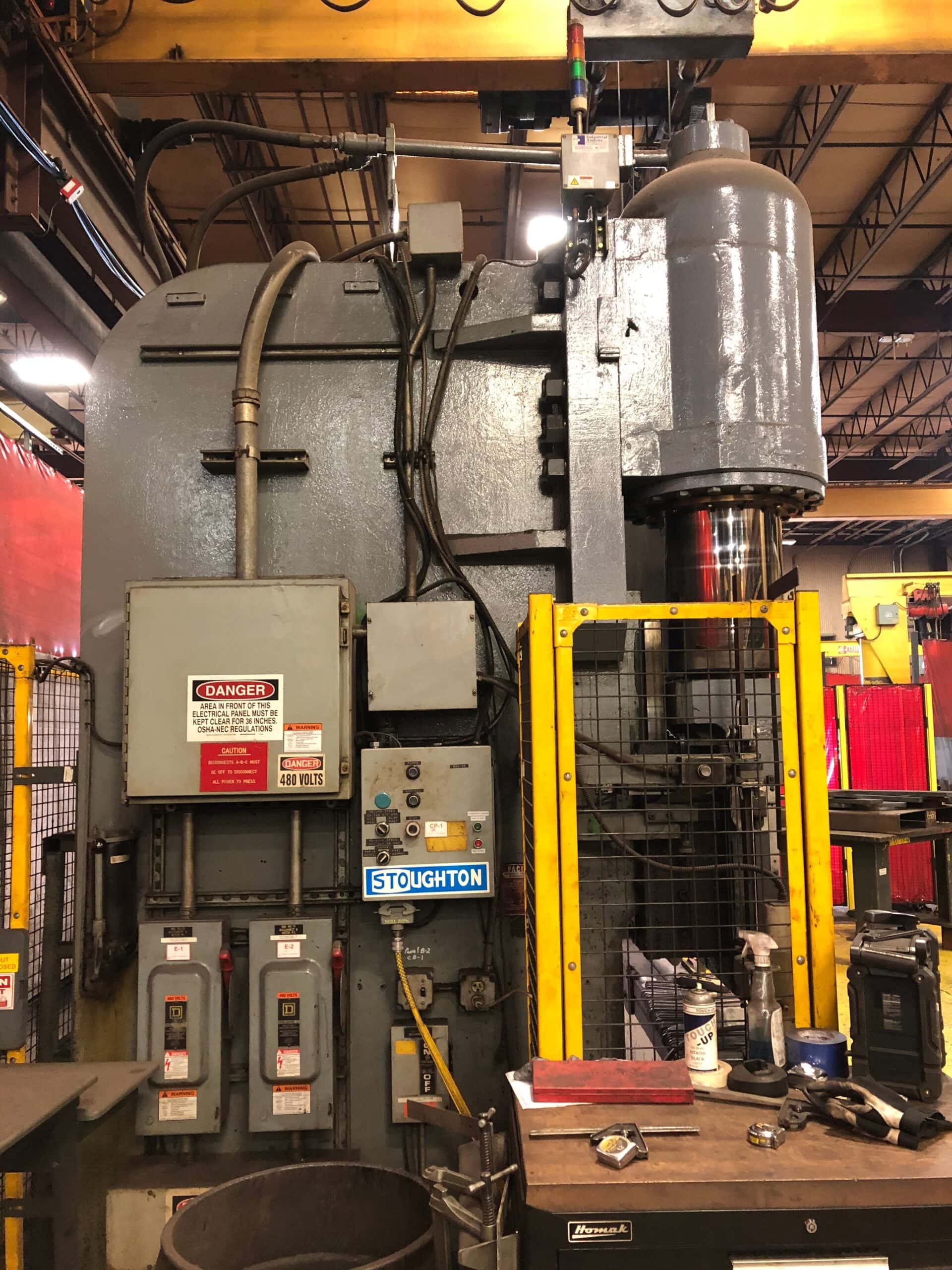 600 Ton X 22' Pacific K600-22 Press Brake, 1976 - Under Power, Video - Image 3