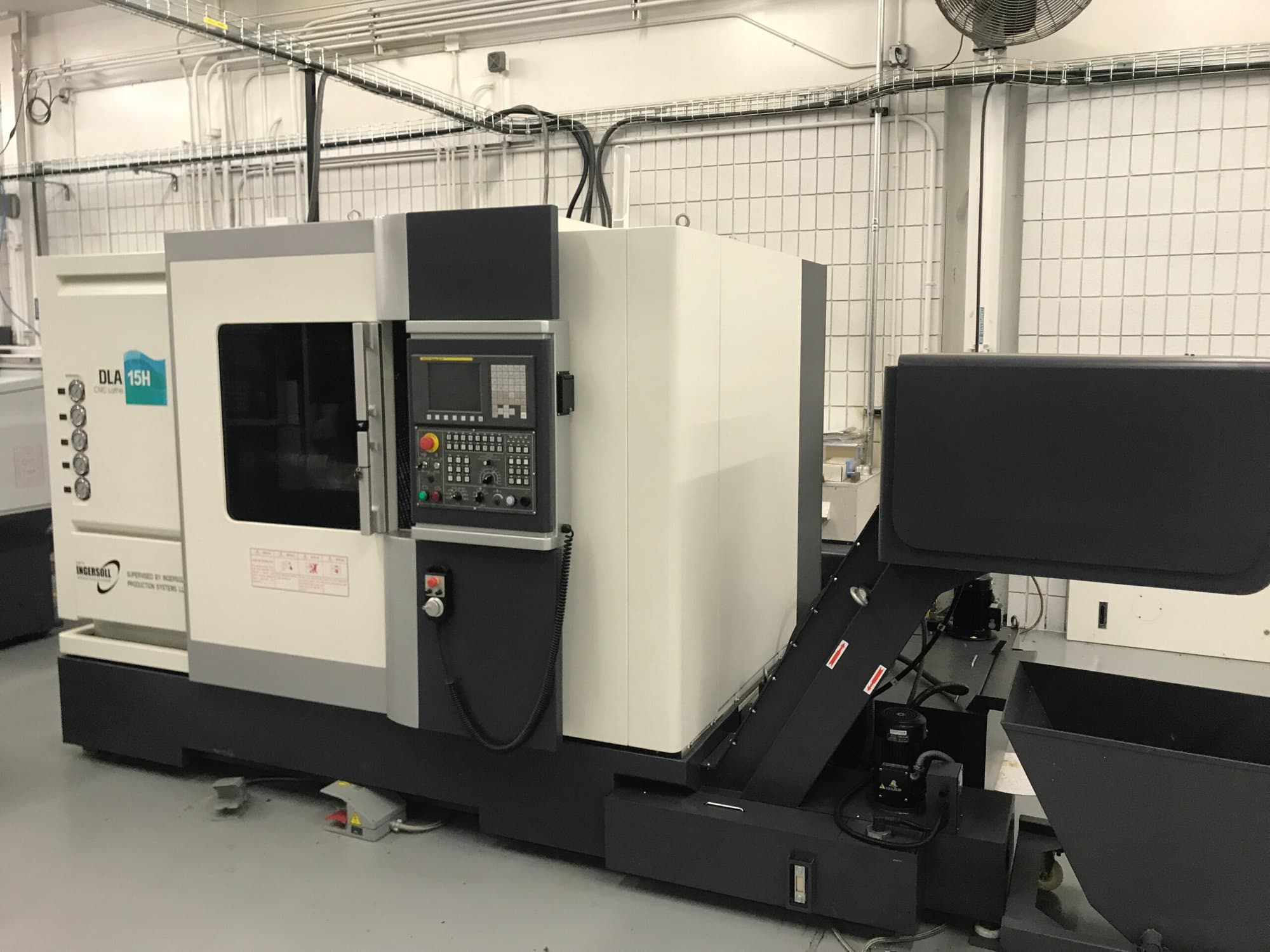 DMTG DLA 15H Slant Bed CNC Lathe, 2016 - Fanuc oi-TF control, Tailstock, Chip Conveyor, Live Tooling - Image 2