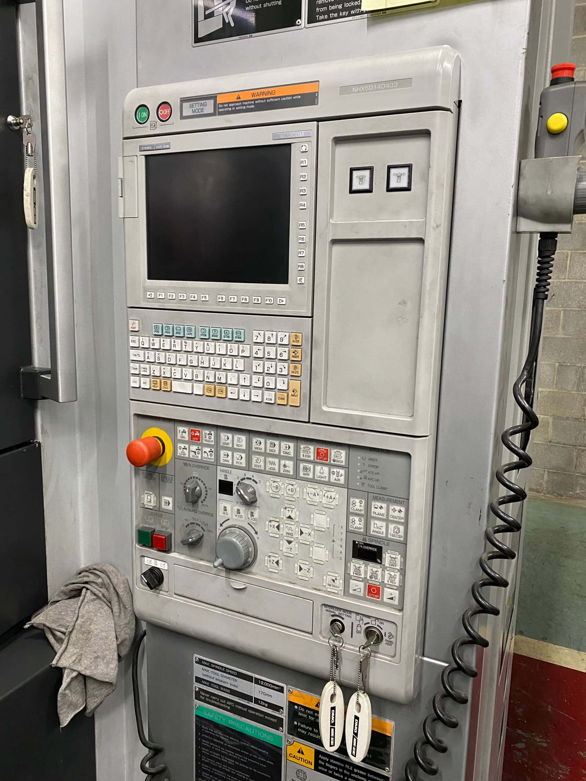 Mori Seiki NHX-5000 HMC, 2014 - TSC, Full 4th Axis, Probing - Image 3