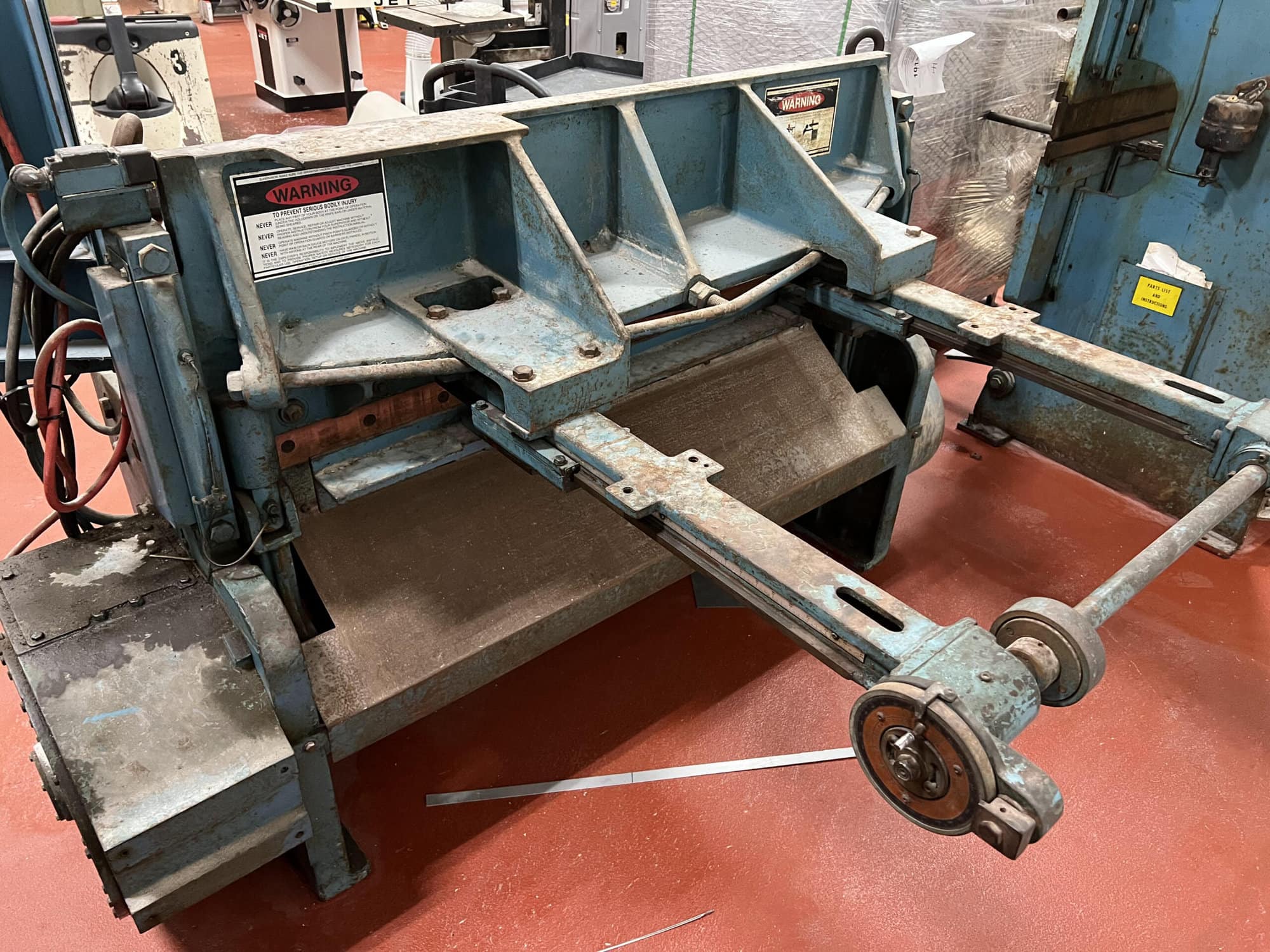 12 Gauge x 52" Wysong 1252 Power Squaring Shear, 1978 - Image 3