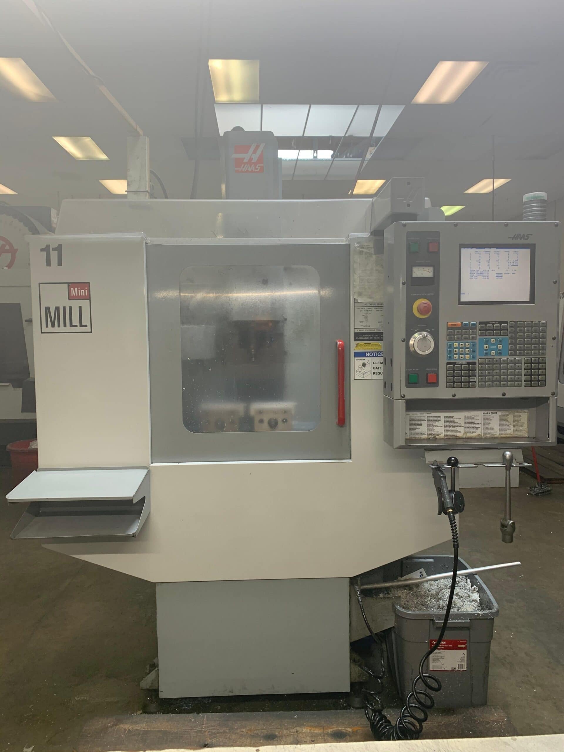 Haas Mini Mill VMC, 2004 - Rigid Tap, Coolant Pump, 1 MB, Video