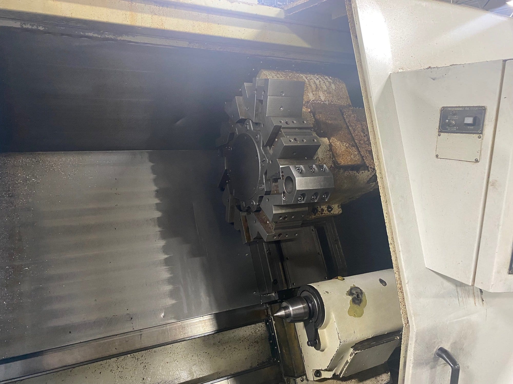 Daewoo Puma 12L-B CNC Lathe, 1996 - Chip Conveyor, Available Immediately - Image 3