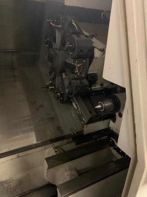 Doosan / Daewoo Lynx 200 LC CNC Lathe, 2000 - Parts Catcher, SMW Spacesaver Barfeed - Image 5