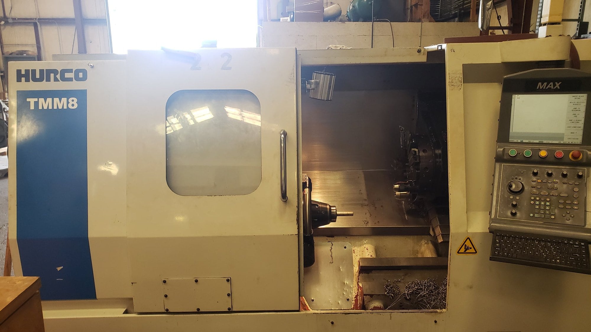 Hurco TMM-8 CNC Multi Axis Lathe, 2008 - Live Tooling, Medical Industry, Video - Image 2