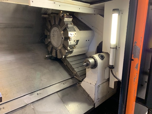Mazak Quick Turn Nexus QTN 450 II / 1000U CNC Lathe, 2013 - Equipped with 3 Jaw Scroll rear chuck - Image 6