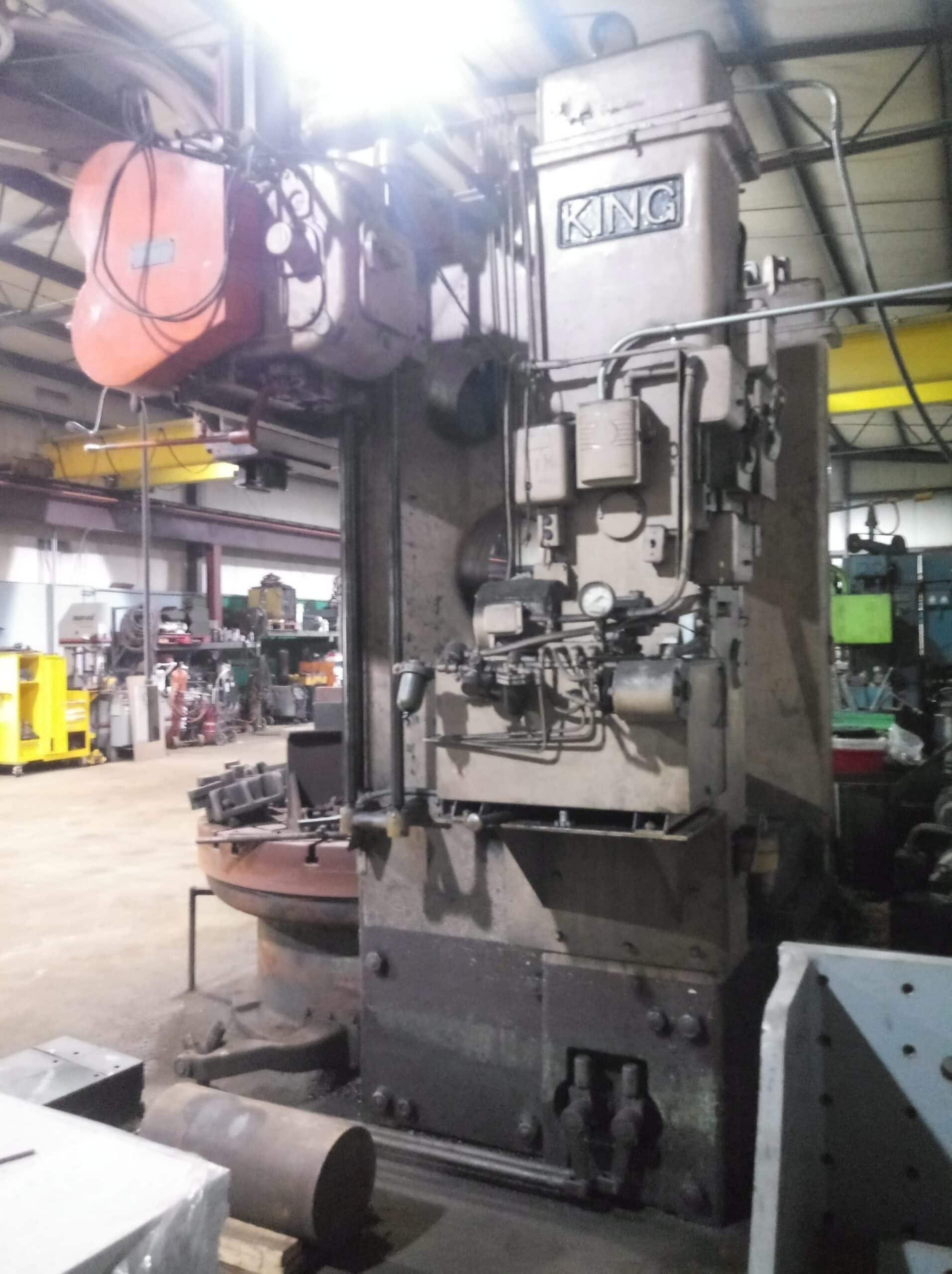 72” King VTL , Vertical Turret Lathe 60" H Under The Rail - Image 3