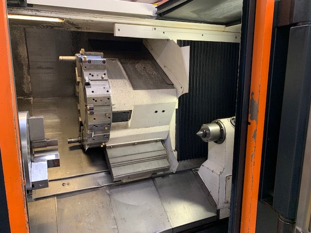 Mazak Quick Turn Nexus QTN 450 II / 1000U CNC Lathe, 2013 - Equipped with 3 Jaw Scroll rear chuck - Image 4
