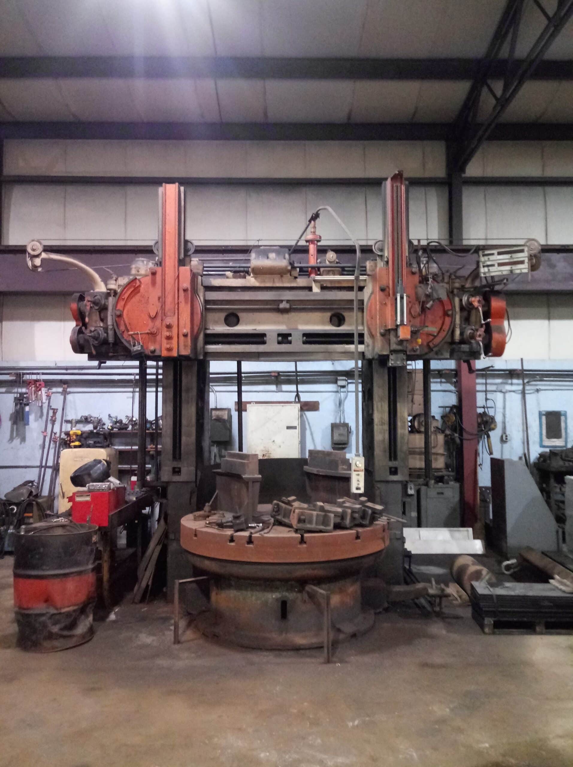 72” King VTL , Vertical Turret Lathe 60" H Under The Rail