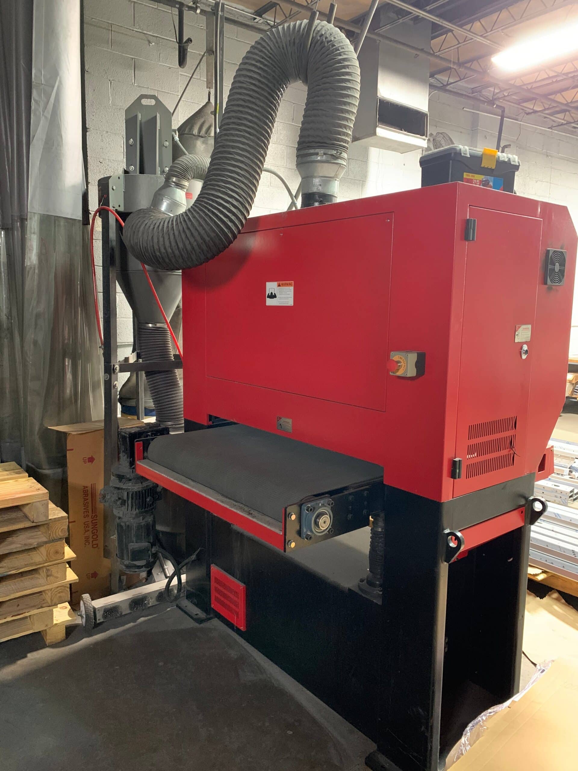 FINISH PRO Dry FP 4075 Finishing - Deburring Machine, 2017 - W/Dust Collector & Duct Work - Image 3