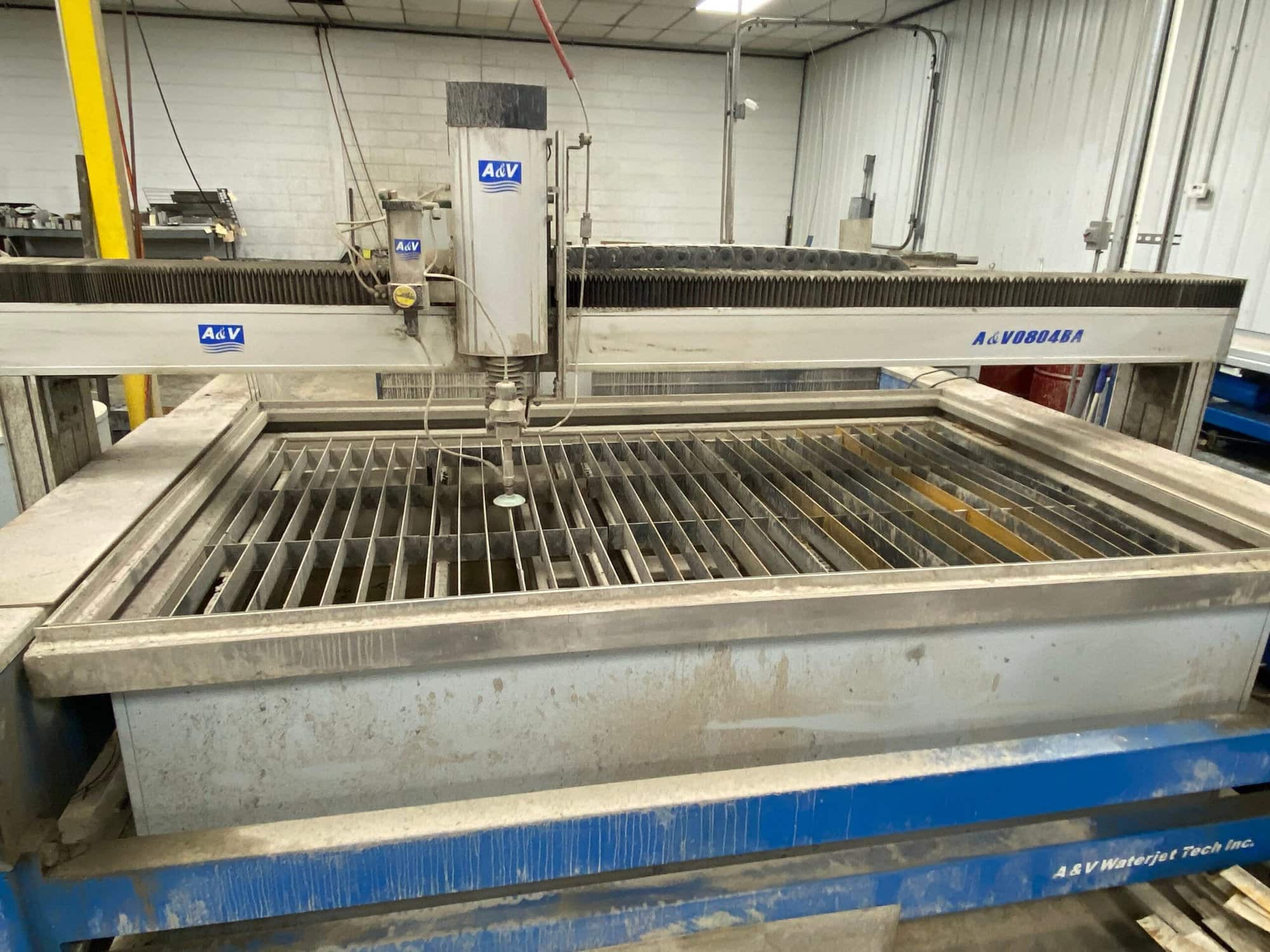 4'x8' A&V 0804BA Waterjet, 2016 - 55,000PSI, Intensifier Just Rebuilt - Image 3