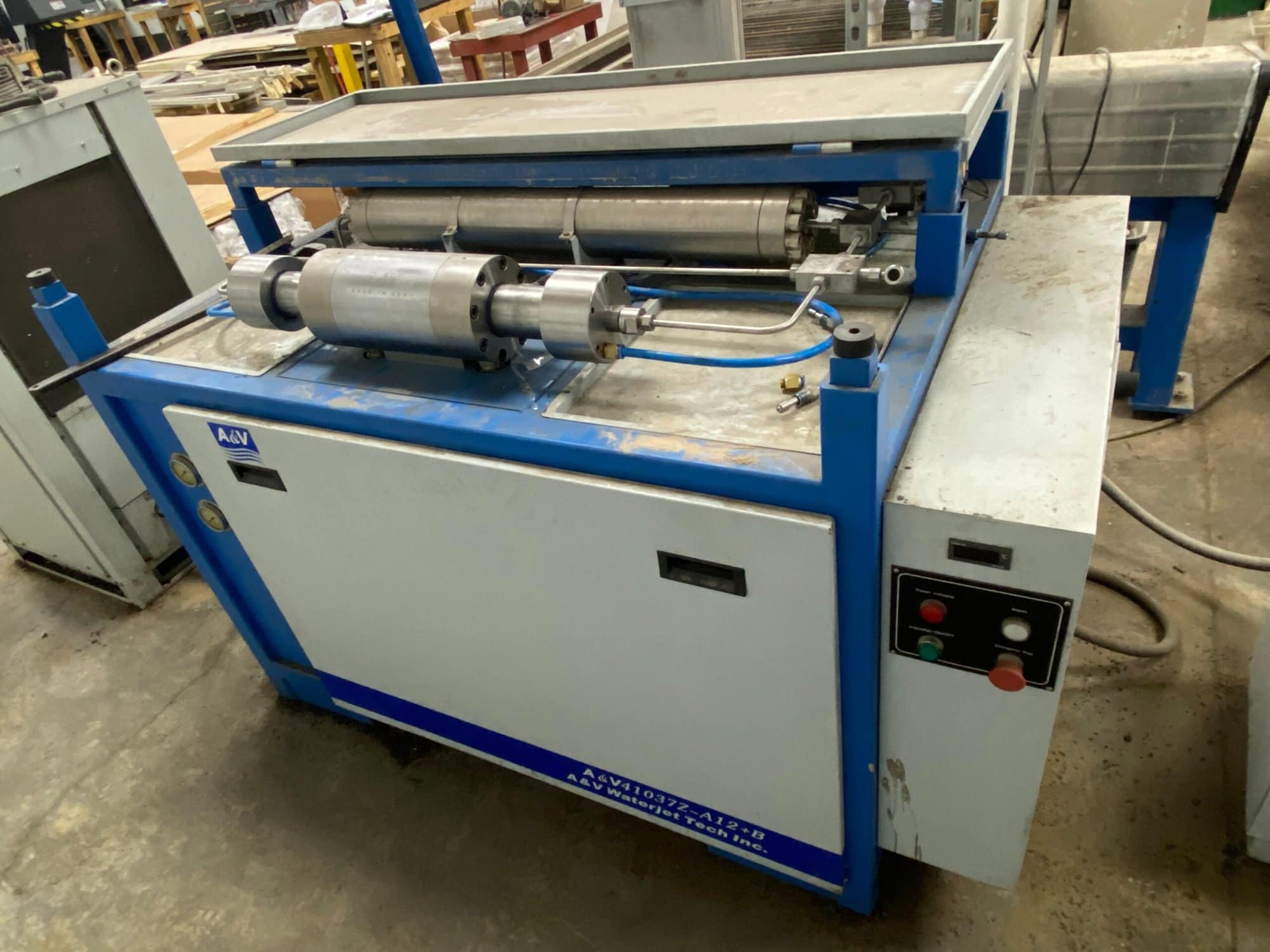 4'x8' A&V 0804BA Waterjet, 2016 - 55,000PSI, Intensifier Just Rebuilt - Image 7