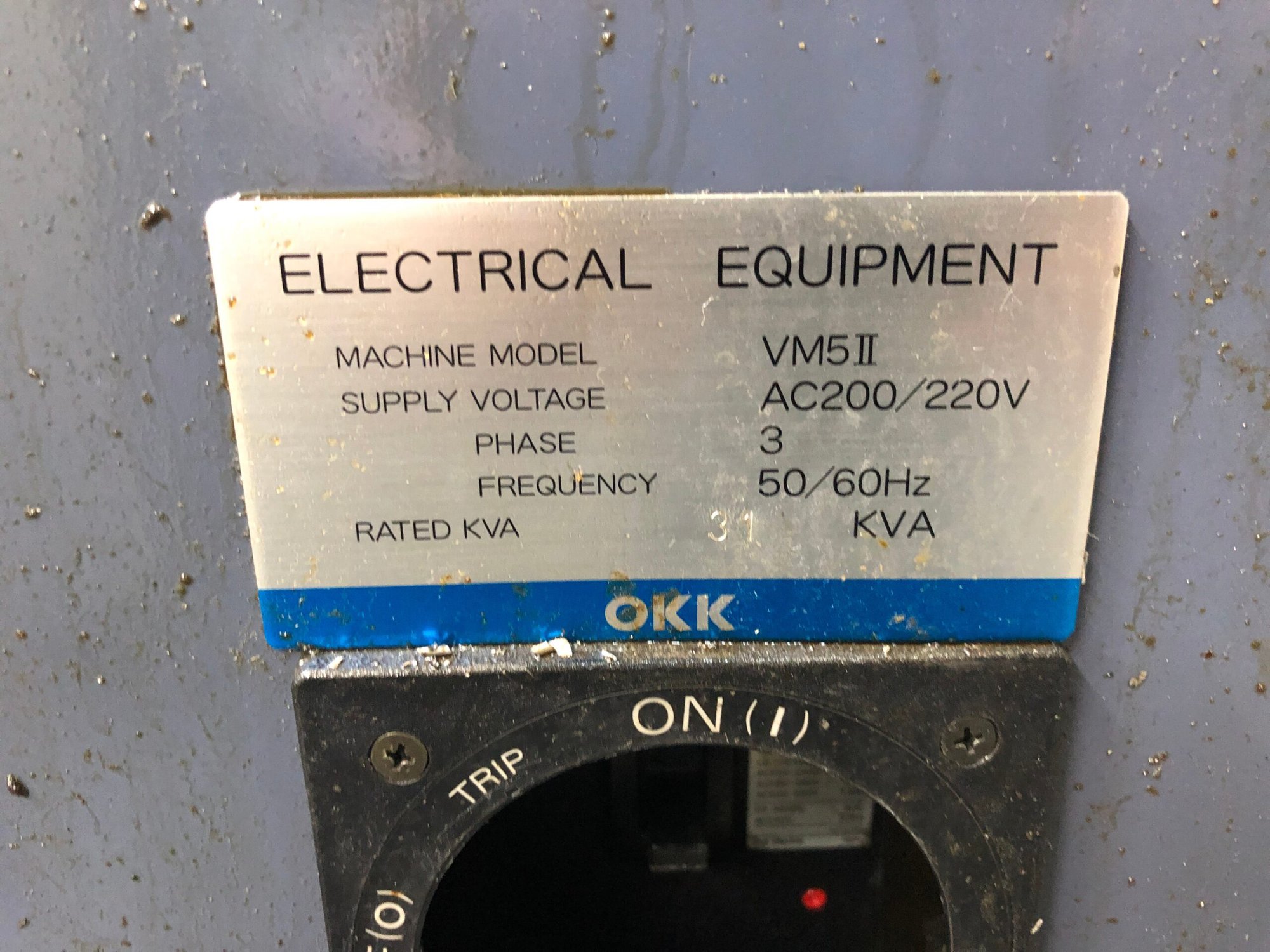 OKK VM5-II Vertical Machining Center, 2000 - 40"x20" Table - Image 4