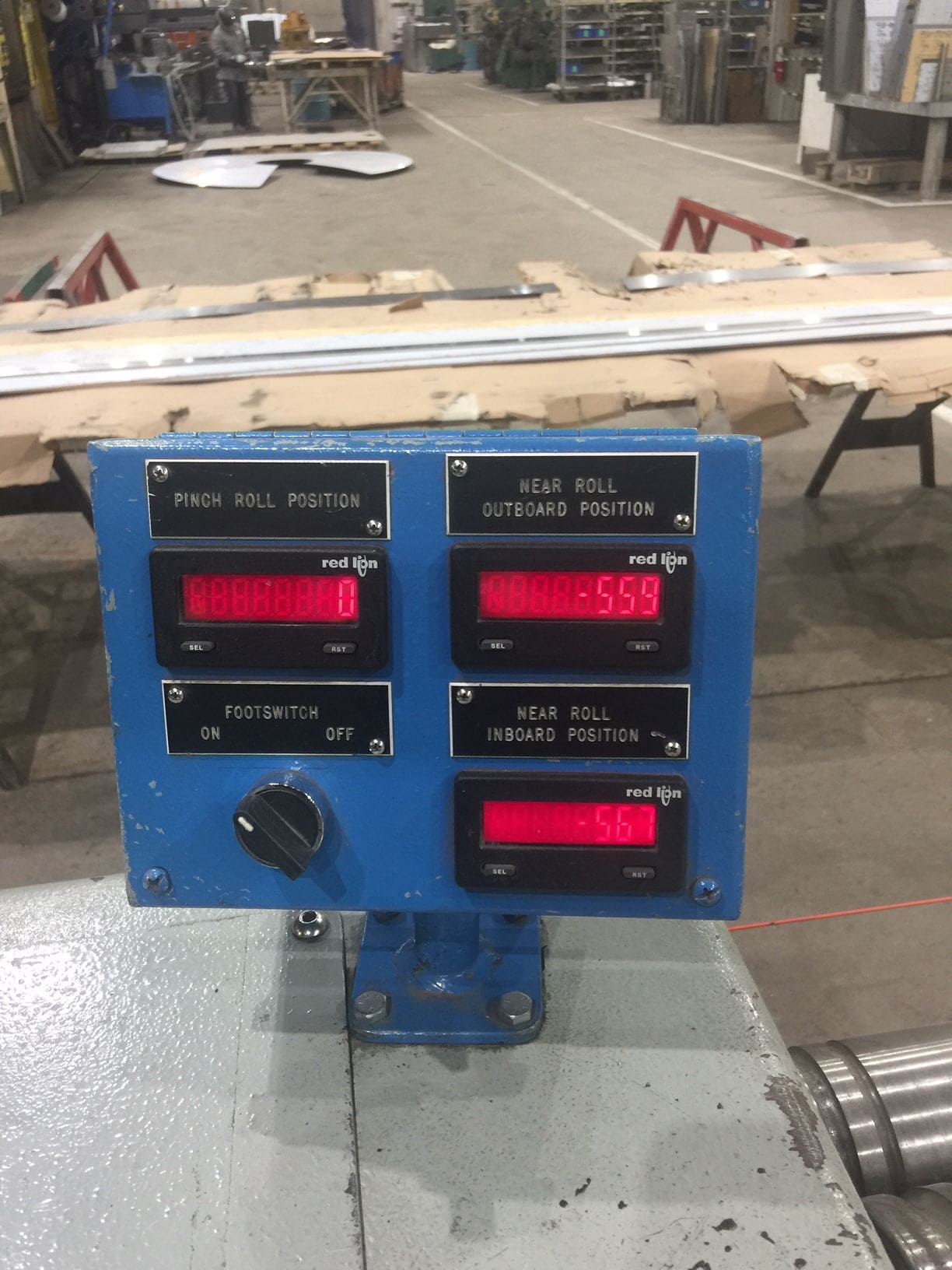 1/4" X 5' WDM K-6-5 Hydraulic Initial Pinch Plate Roll, 2016 - Digital Read Outs - Image 3