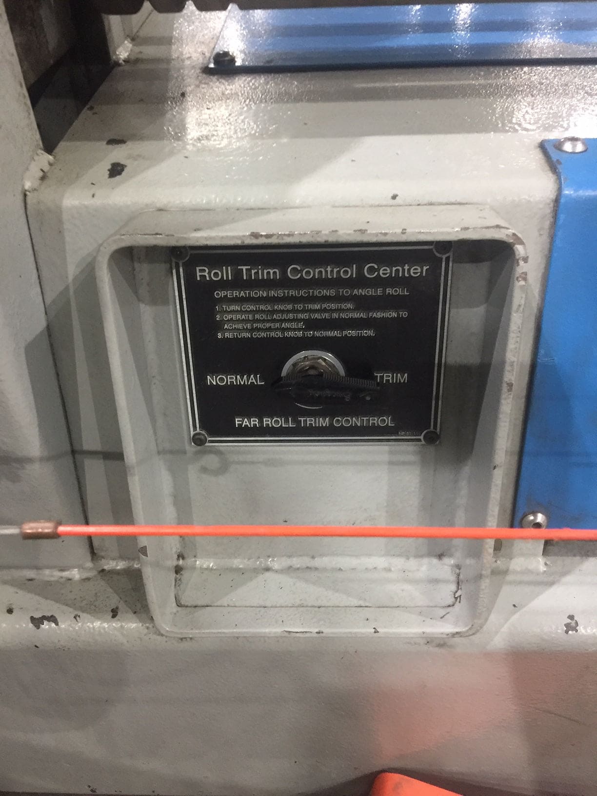 1/4" X 5' WDM K-6-5 Hydraulic Initial Pinch Plate Roll, 2016 - Digital Read Outs - Image 4