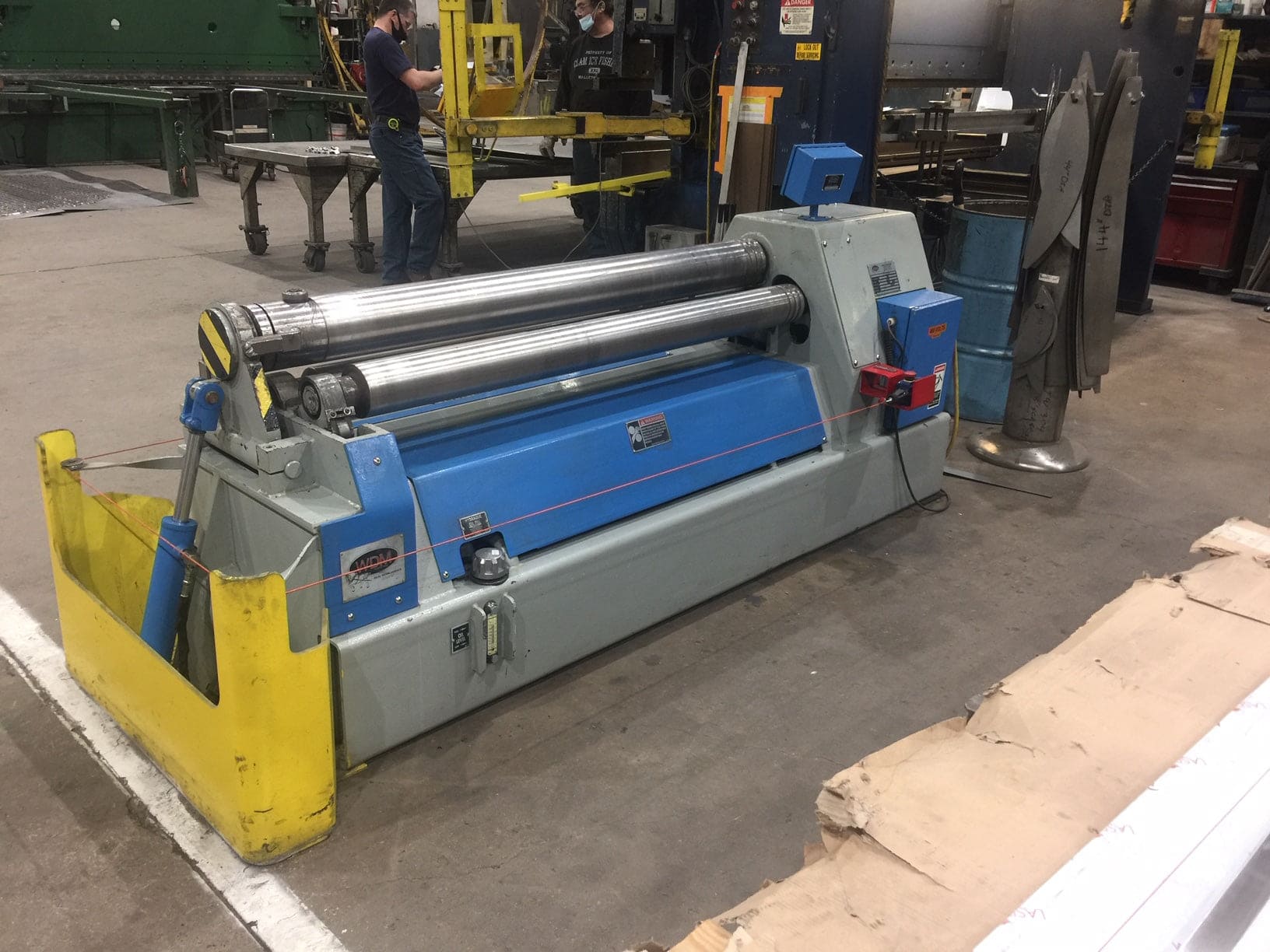 1/4" X 5' WDM K-6-5 Hydraulic Initial Pinch Plate Roll, 2016 - Digital Read Outs - Image 6