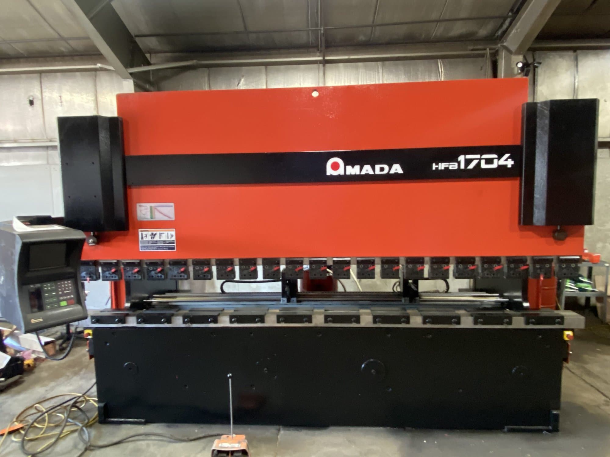 187 Ton x 13' Amada HFB 1704 CNC Press Brake, 1998 - Refurbished!