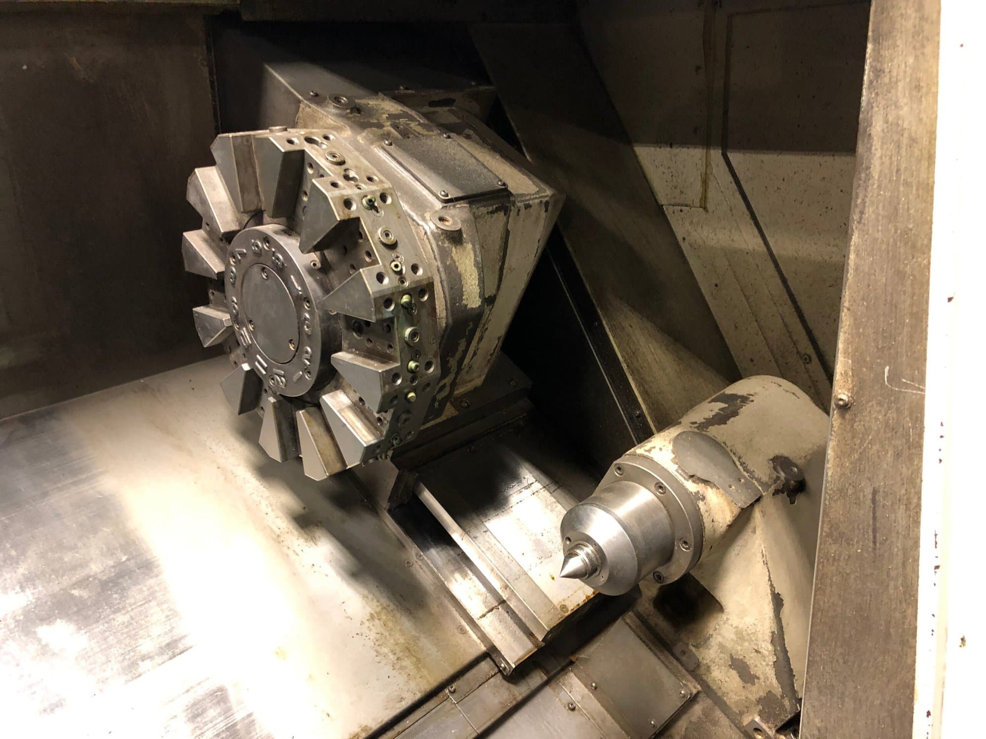 Okuma Spaceturn LB 3000 EX CNC Lathe, 2010 - Tailstock, Tool Presetter,OSP -P200LA - Image 7