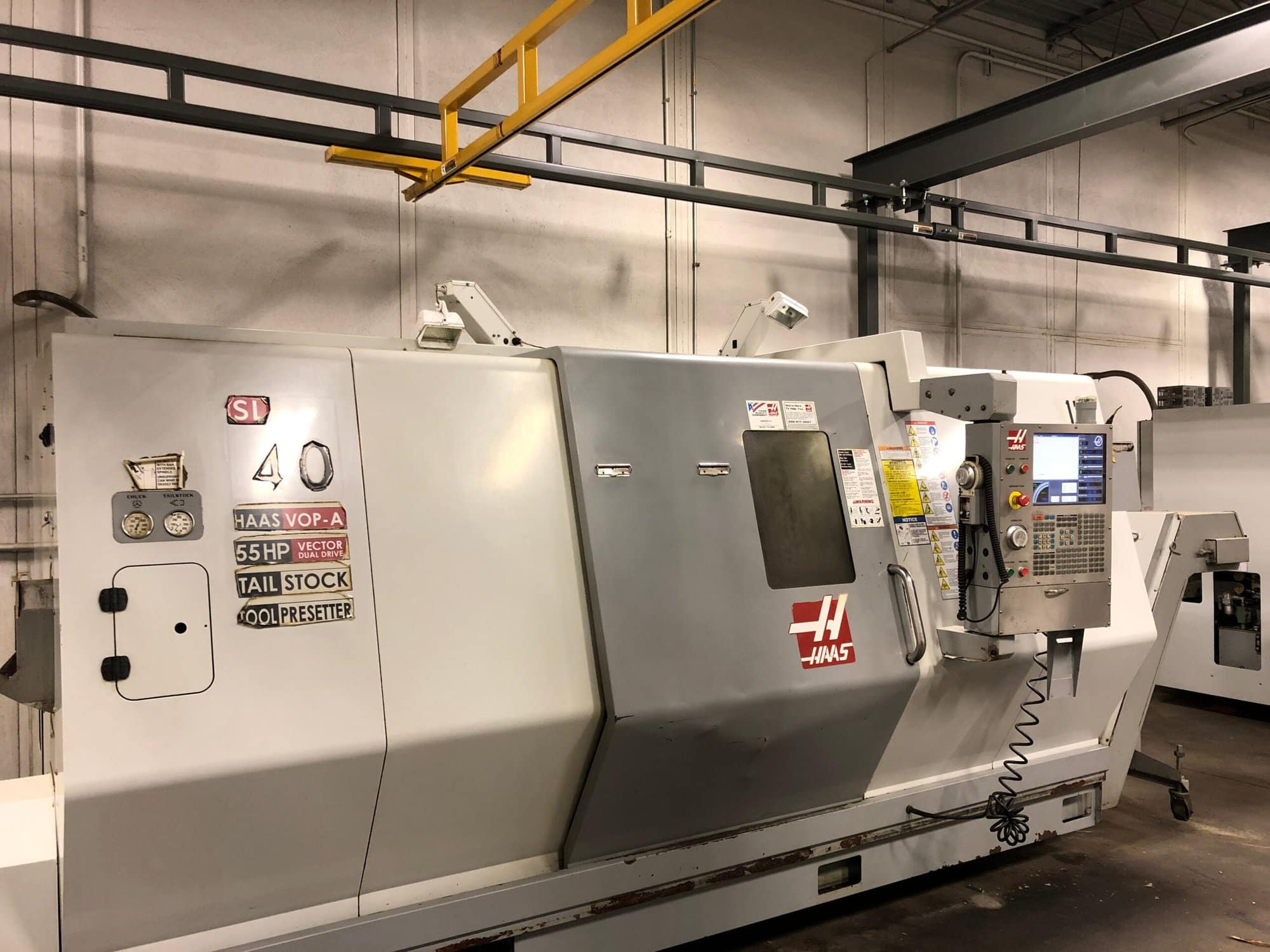 Haas SL-40T CNC Lathe, 2007 - Tailstock, Tool Presetter, 15" Chuck - Image 8
