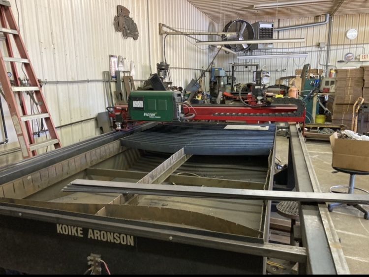 5' X 10' Koike Aronson MN 1500 CNC Plasma Table, 2019- Victor 152 Cutmaster Thermal Dynamics