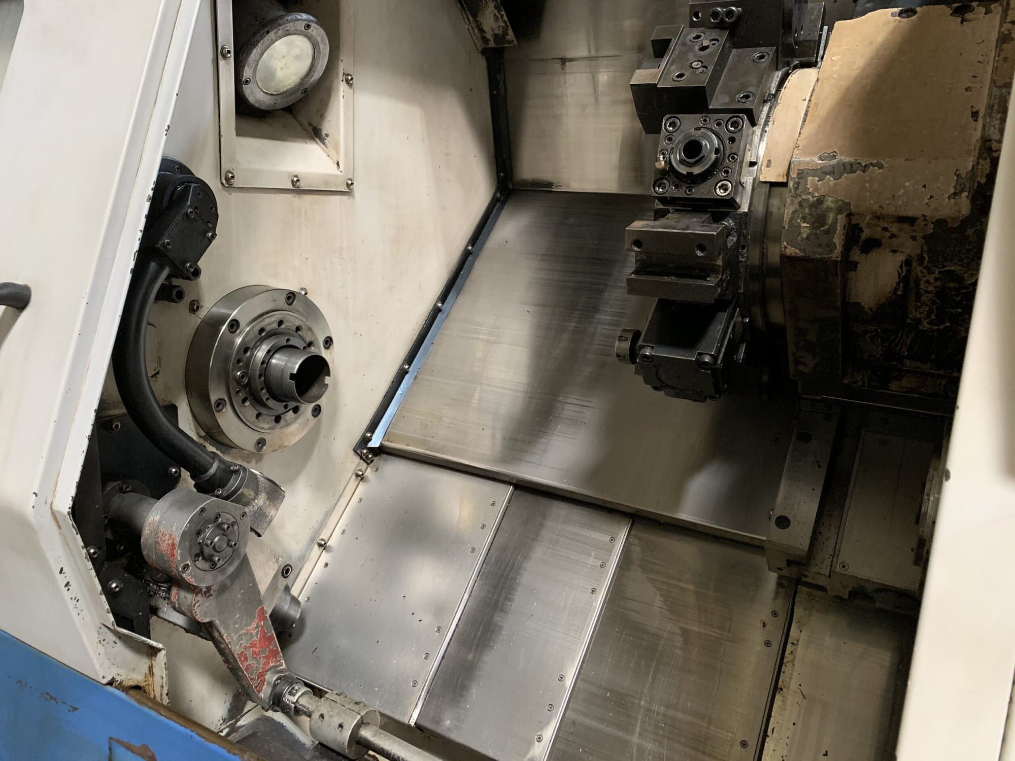 Doosan/Daewoo Puma 230MS CNC Lathe, 2001 - Live Tooling, Sub Spindle, Video, C Axis - Image 7