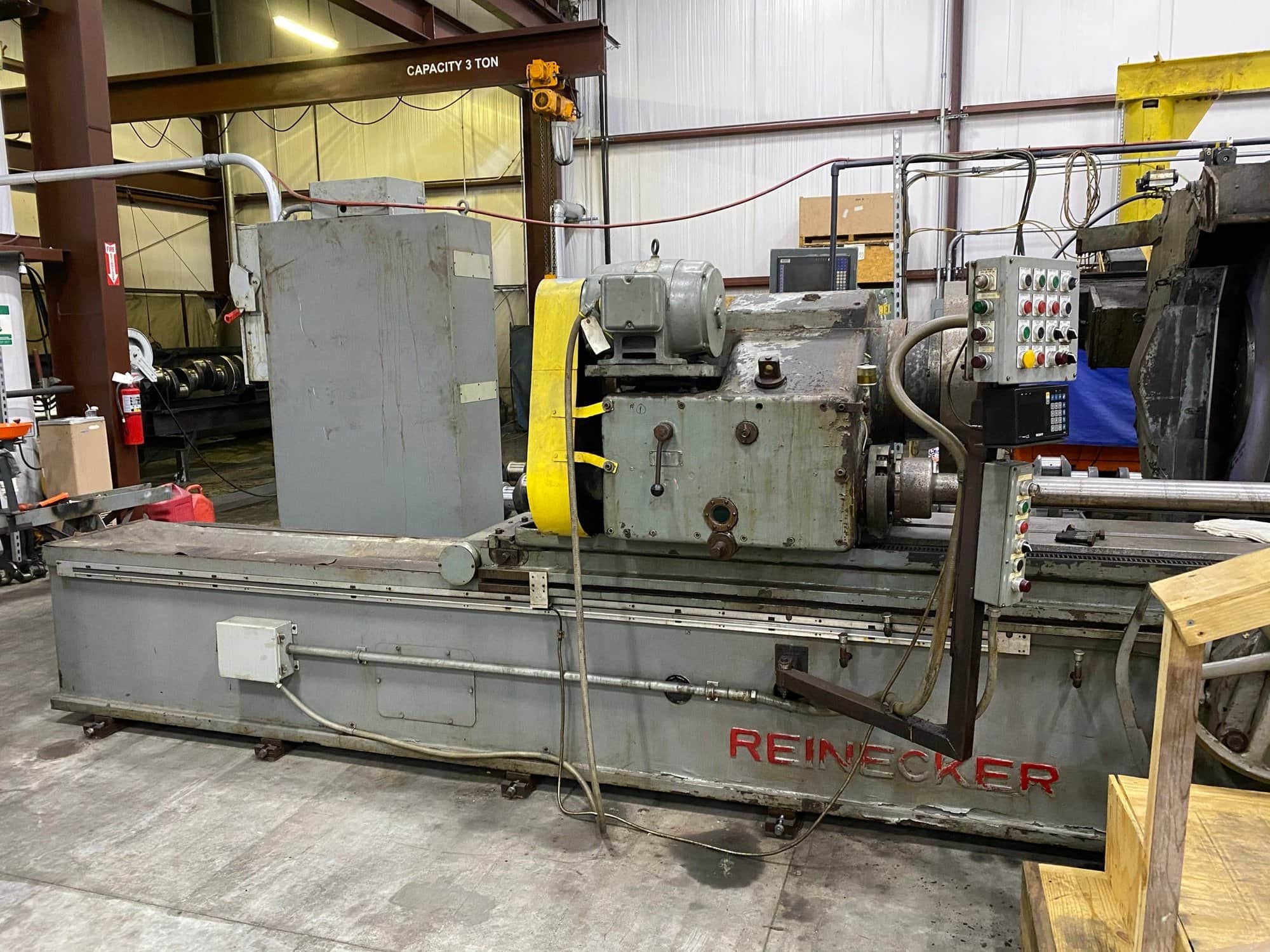 Reinecker 140" Crankshaft Grinder, 1973 - Updated with CNC Dresser, Wheels, Chucks, and More - Image 4