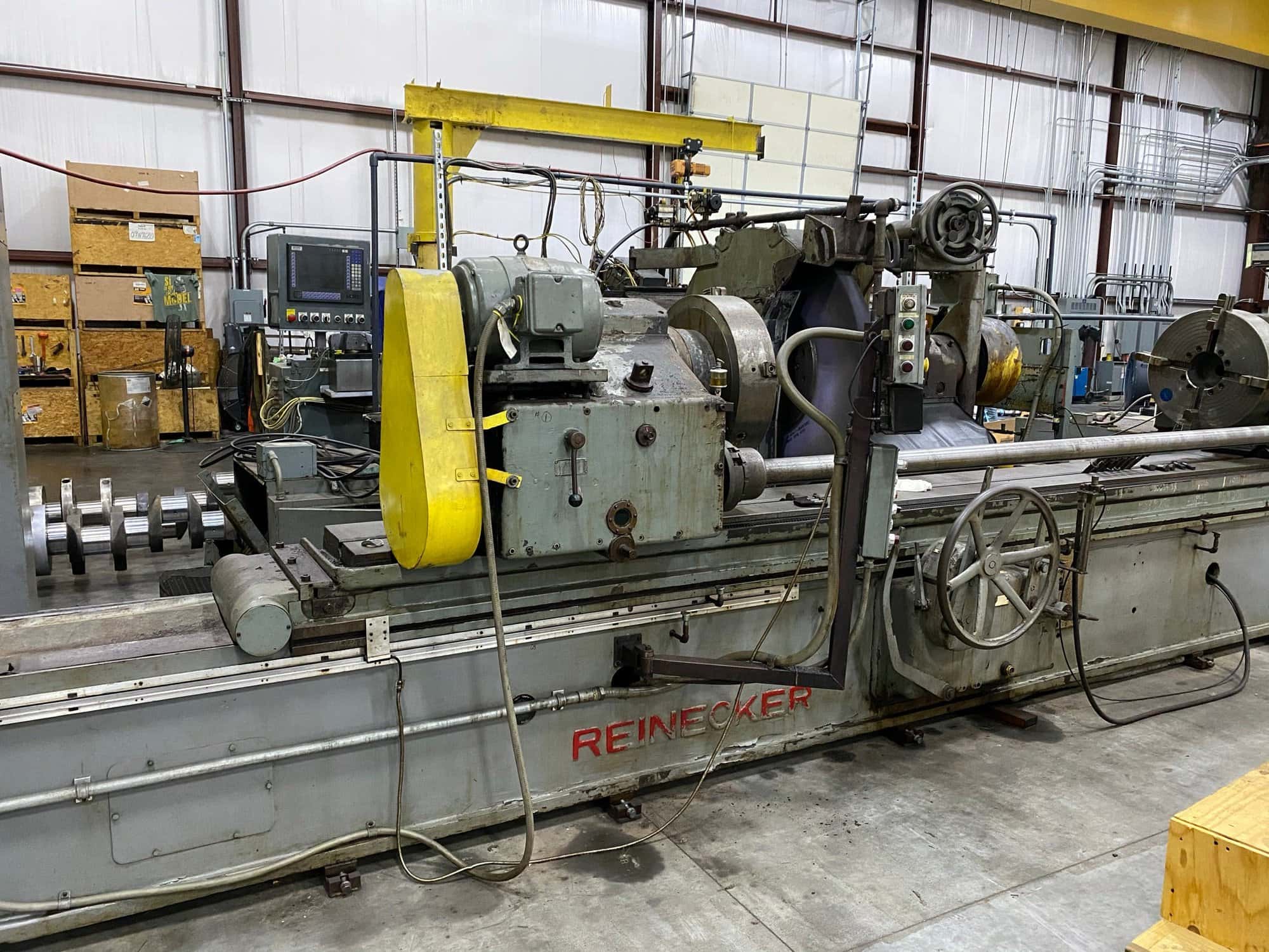 Reinecker 140" Crankshaft Grinder, 1973 - Updated with CNC Dresser, Wheels, Chucks, and More - Image 5