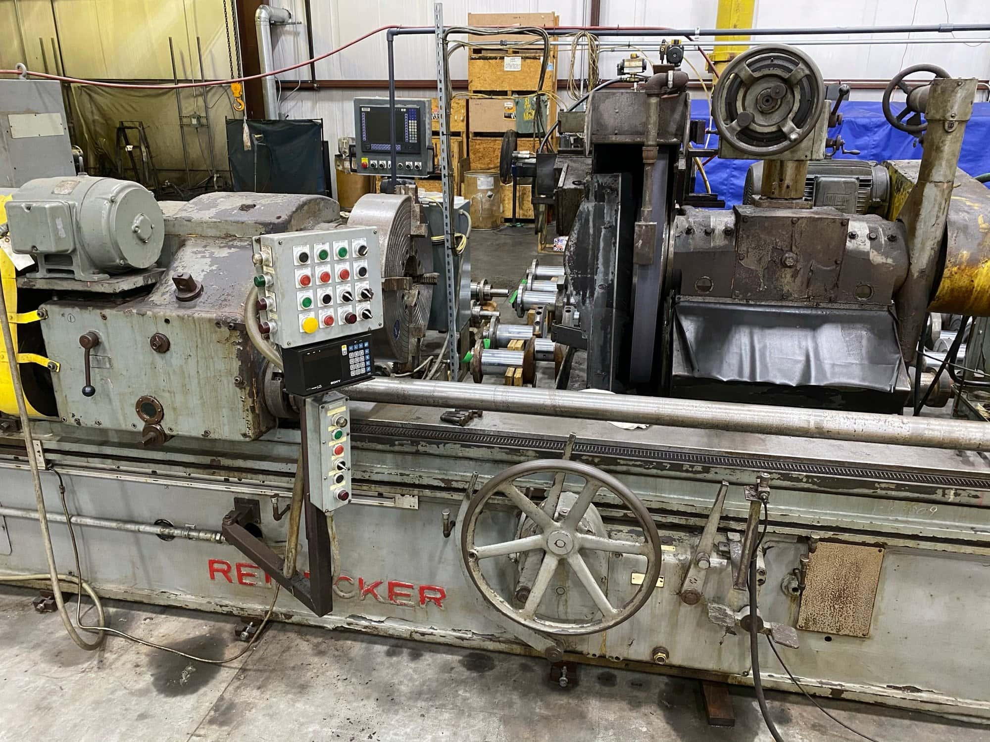 Reinecker 140" Crankshaft Grinder, 1973 - Updated with CNC Dresser, Wheels, Chucks, and More - Image 6