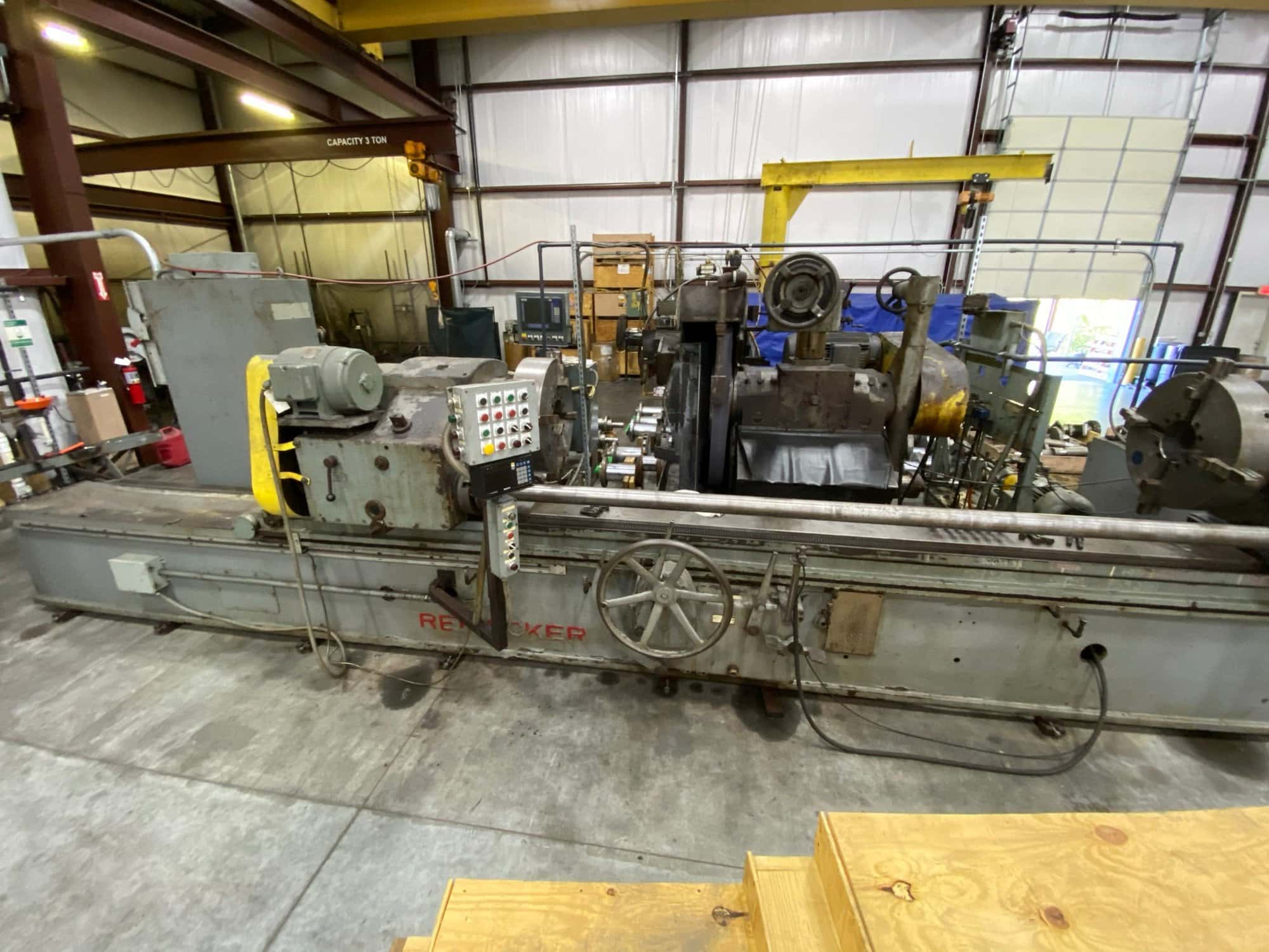 Reinecker 140" Crankshaft Grinder, 1973 - Updated with CNC Dresser, Wheels, Chucks, and More - Image 2