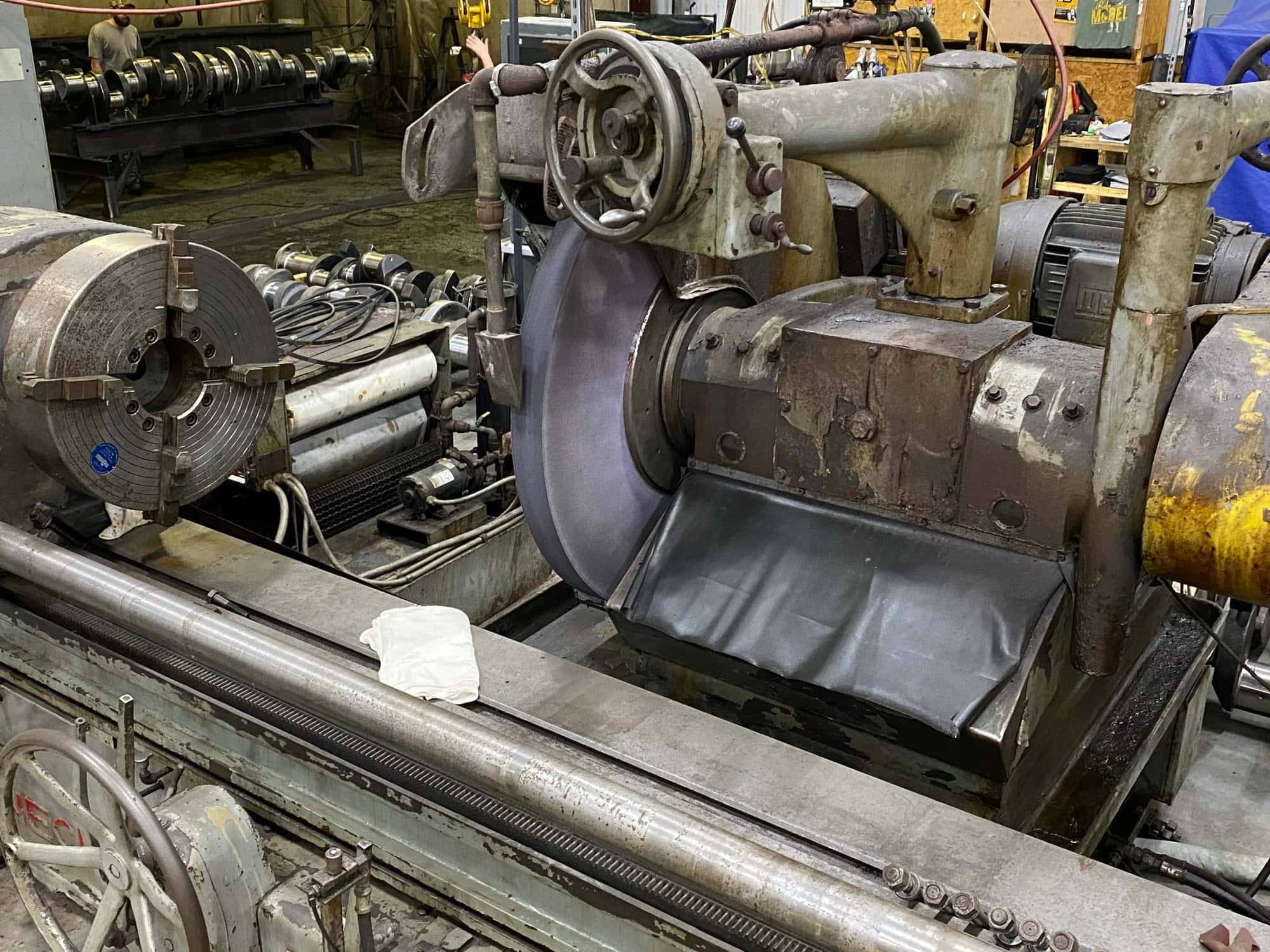 Reinecker 140" Crankshaft Grinder, 1973 - Updated with CNC Dresser, Wheels, Chucks, and More - Image 8