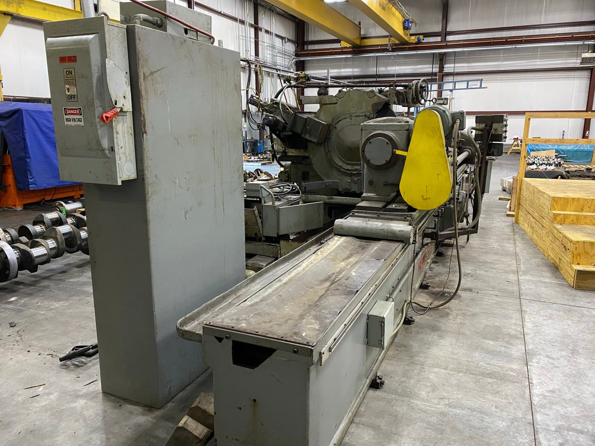 Reinecker 140" Crankshaft Grinder, 1973 - Updated with CNC Dresser, Wheels, Chucks, and More - Image 9