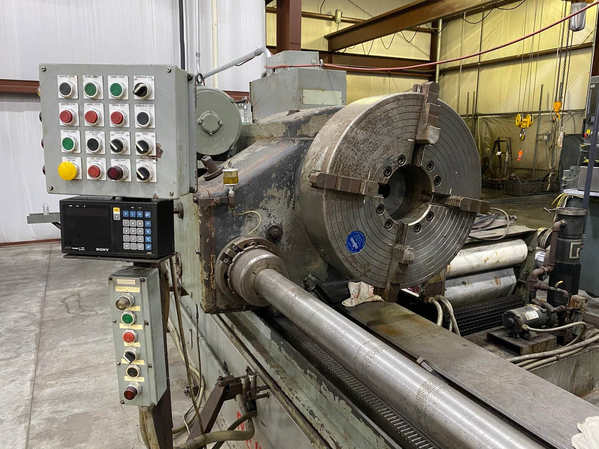 Reinecker 140" Crankshaft Grinder, 1973 - Updated with CNC Dresser, Wheels, Chucks, and More - Image 12