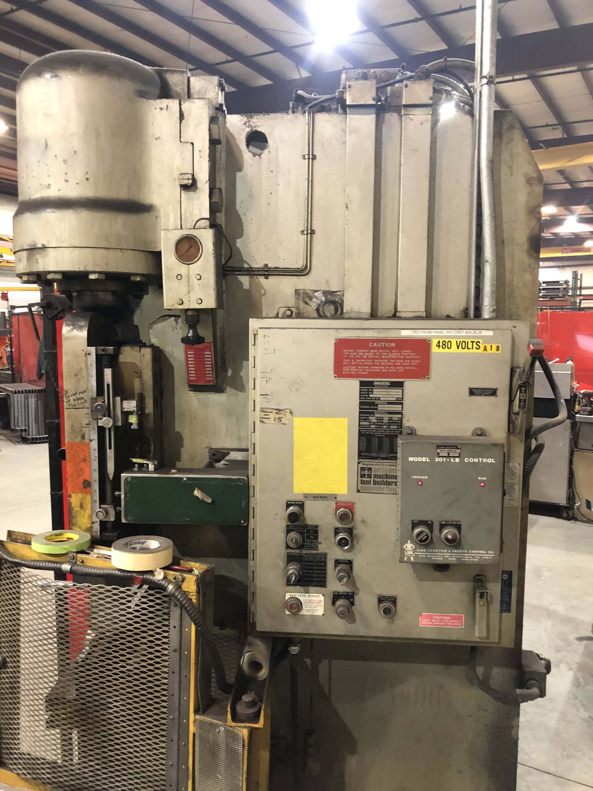 135 Ton x 12' Pacific 135J-12, Press Brake - Hurco Autobend 6 Control - Image 2