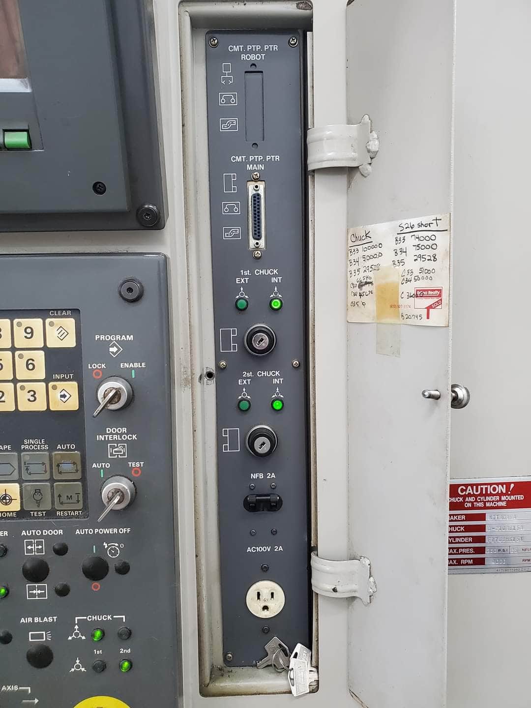 Mazak SQT-18 CNC Lathe, 1993 - Sub-Spindle, Parts Catcher, Approx 5000 hrs - Image 9