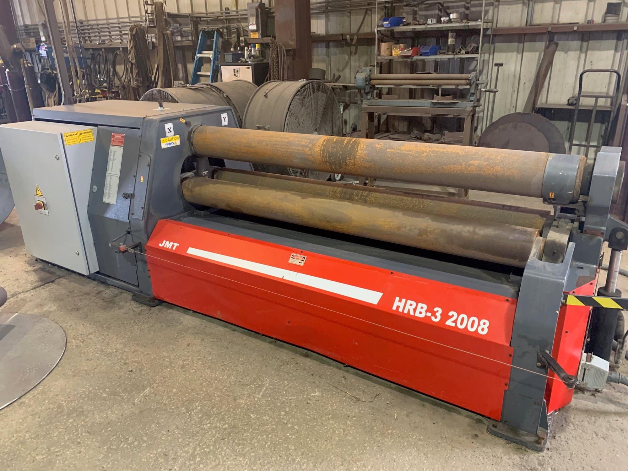 1/4" X 6'6" Durma HRB-3 2008 Plate Roll, 2014- Push Button Conical Bending - Image 2