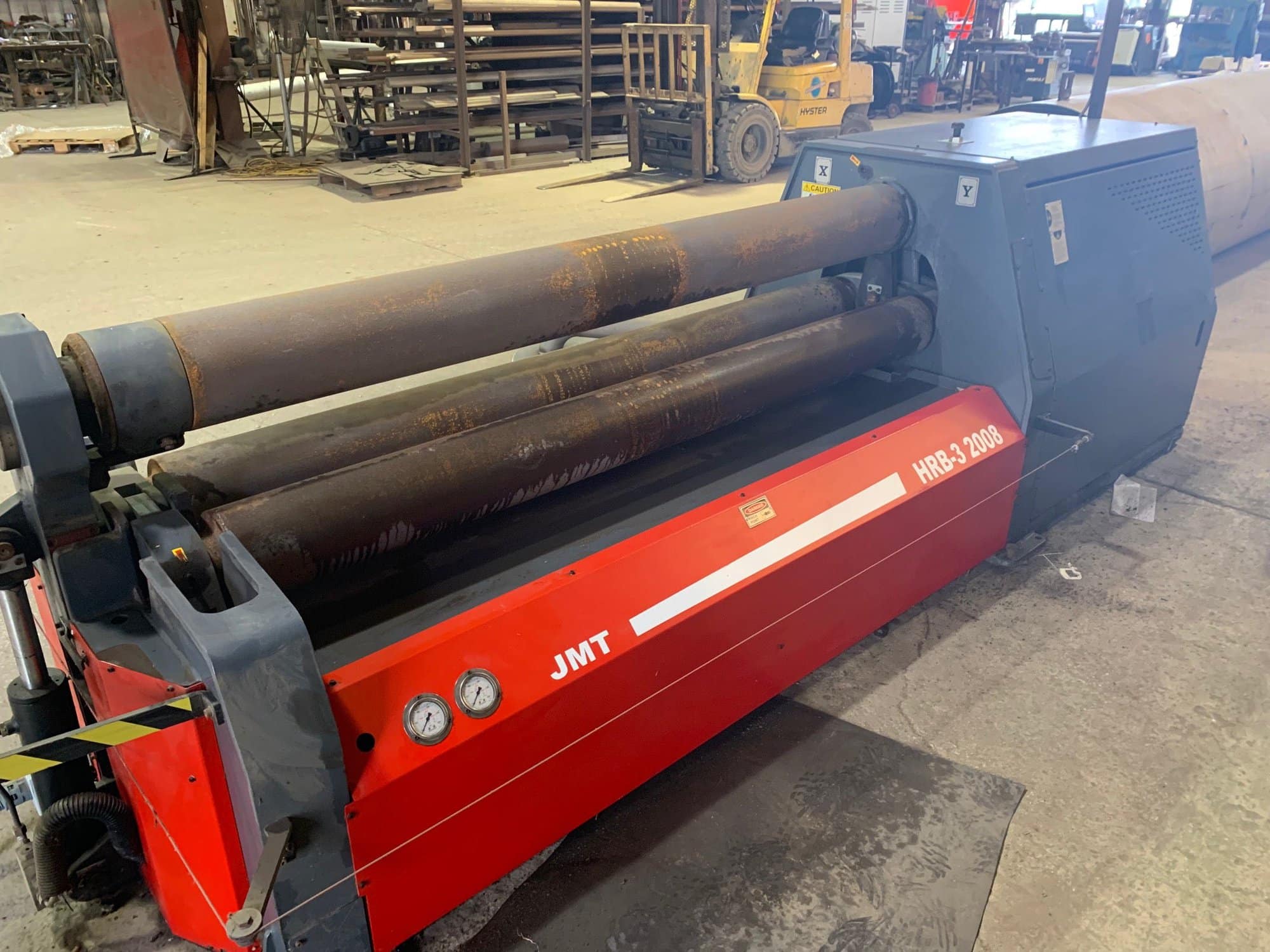 1/4" X 6'6" Durma HRB-3 2008 Plate Roll, 2014- Push Button Conical Bending - Image 3