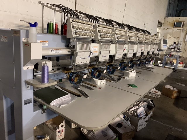8 Head Barudan BEXY-S1506011 Embroidery Machine, 2016 - Image 2