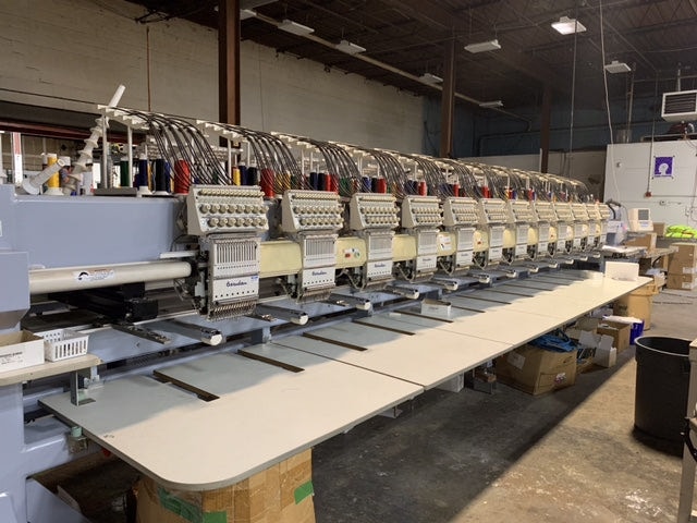 12 Head Barudan BEXS-S1512C Embroidery Machine, 2017 - Image 2